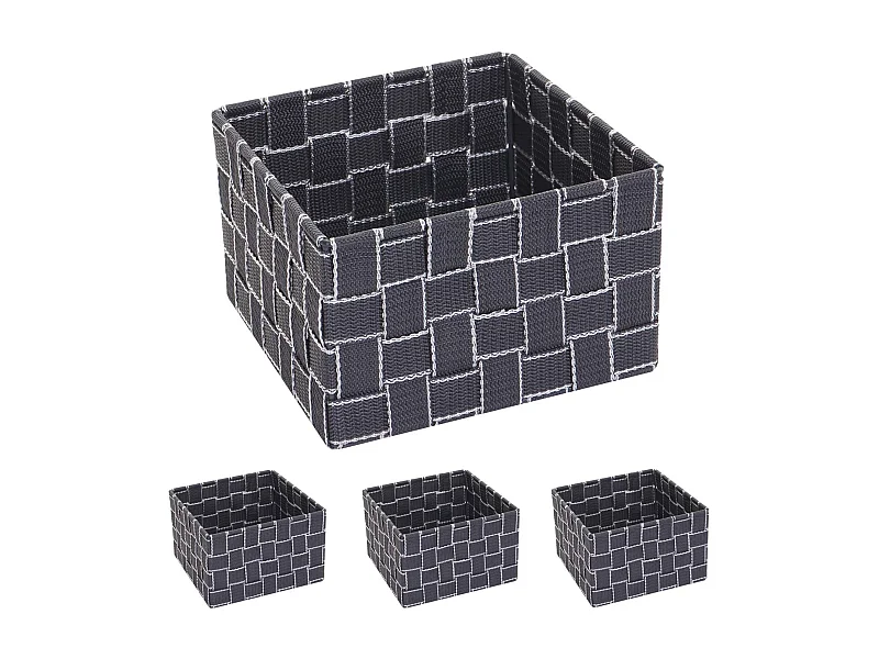 4x paniers de rangement grise 19 x 19 x 12 cm 04_0000606
