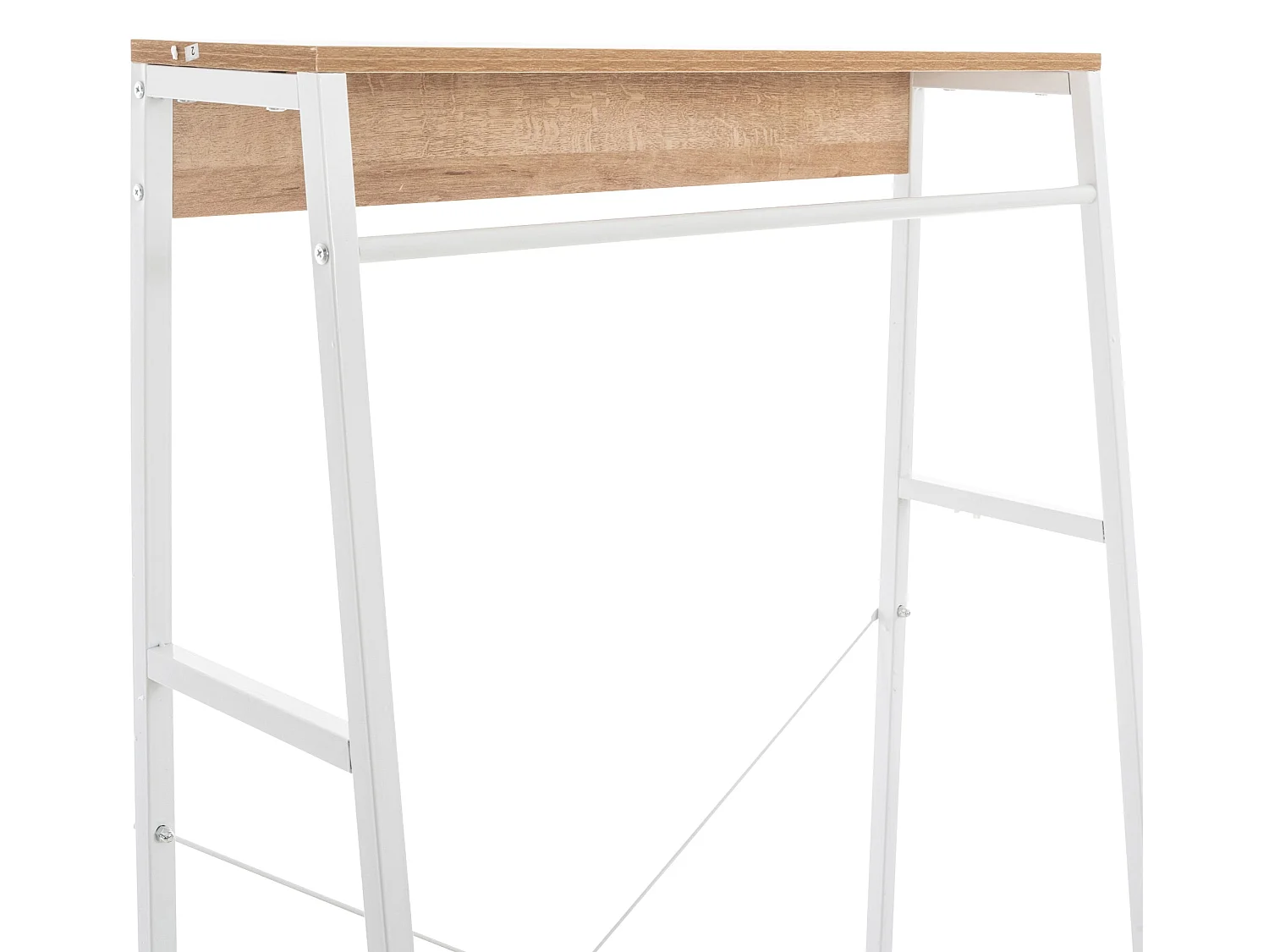 Meuble de rangement entrée métal blanche 80 x 44 x 167 cm 10_0003597