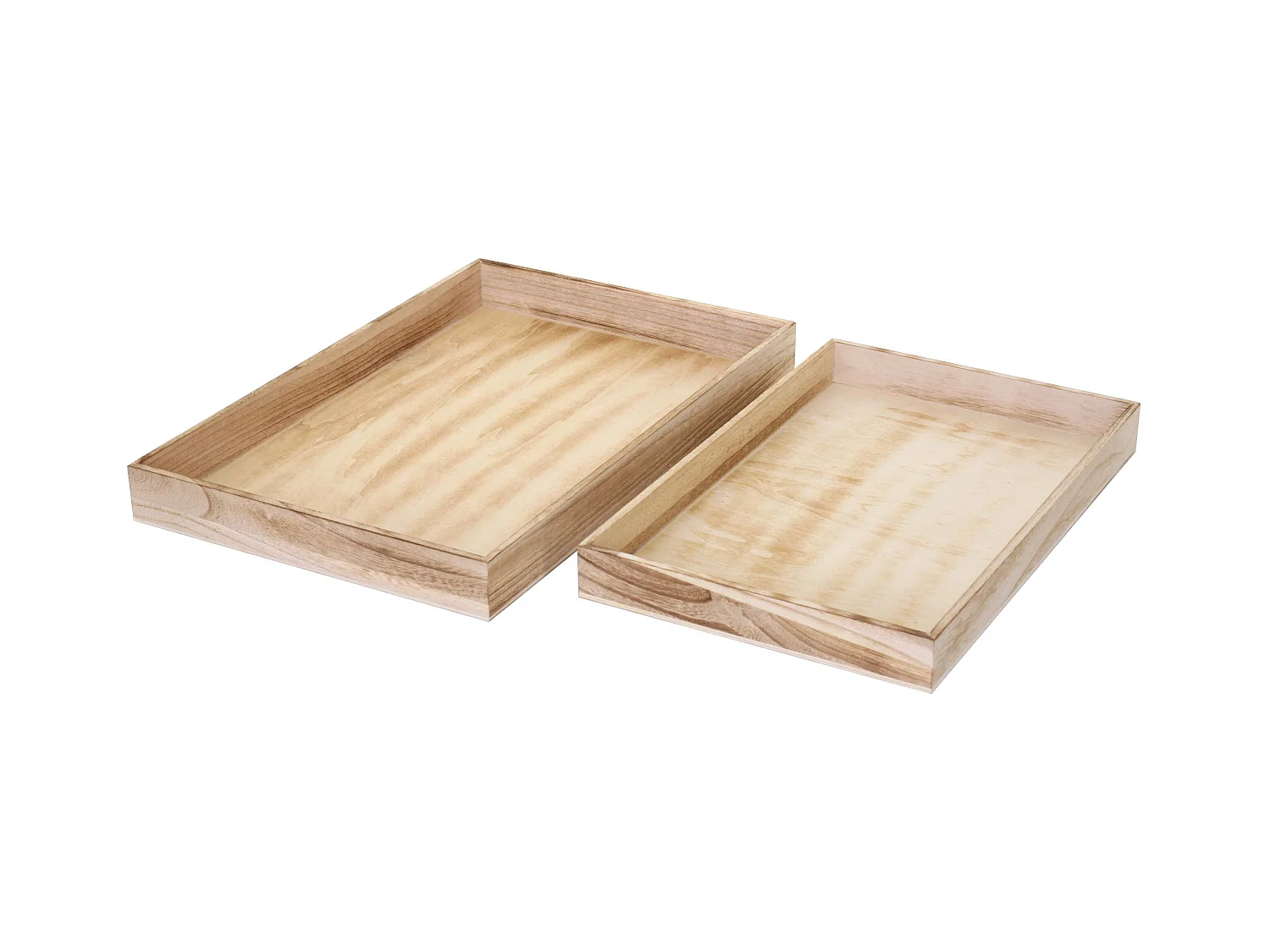 2x plateaux de différentes bois marron 34 x 6 x 50 cm 04_0007289