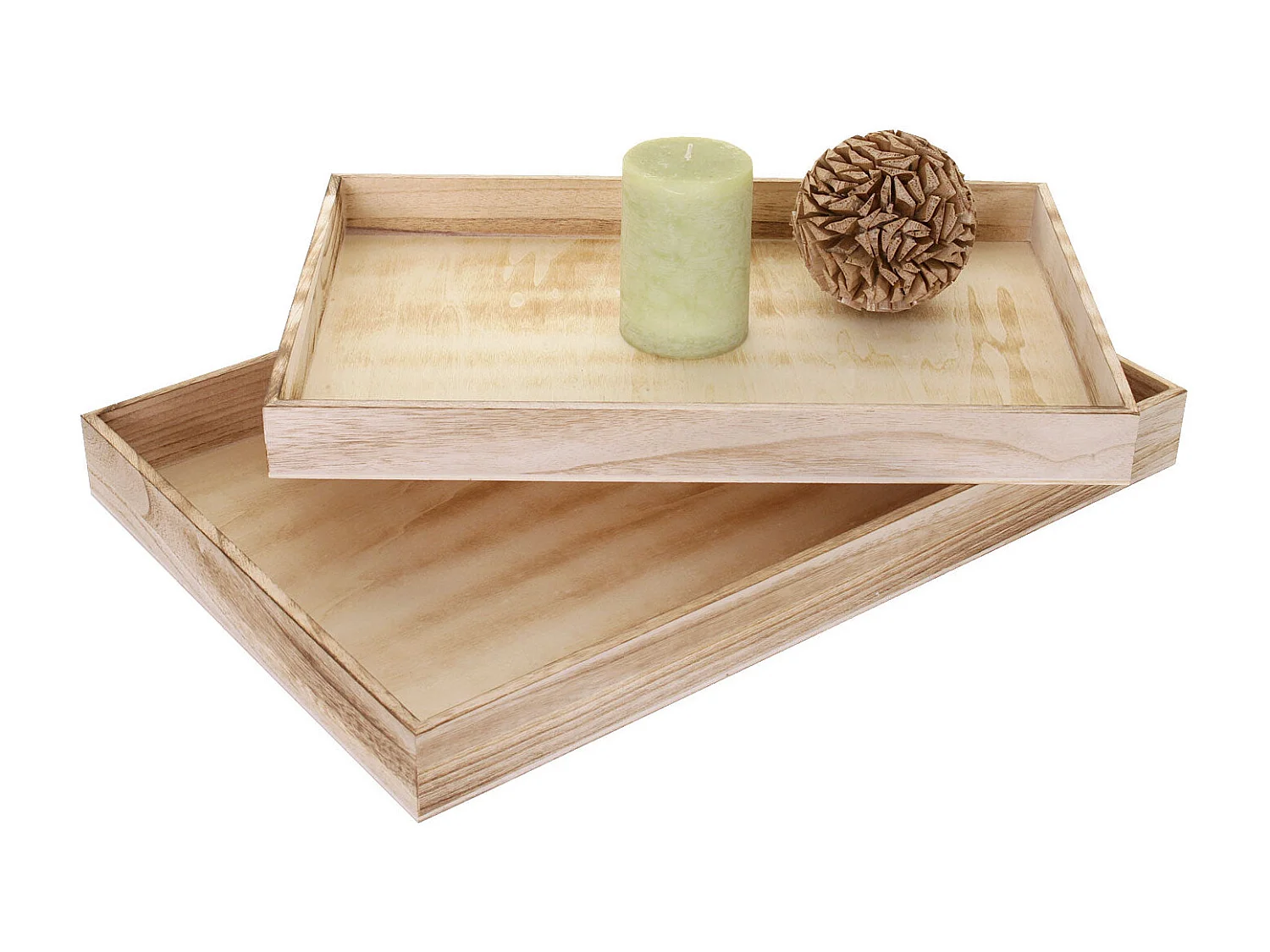 2x plateaux de différentes bois marron 34 x 6 x 50 cm 04_0007289