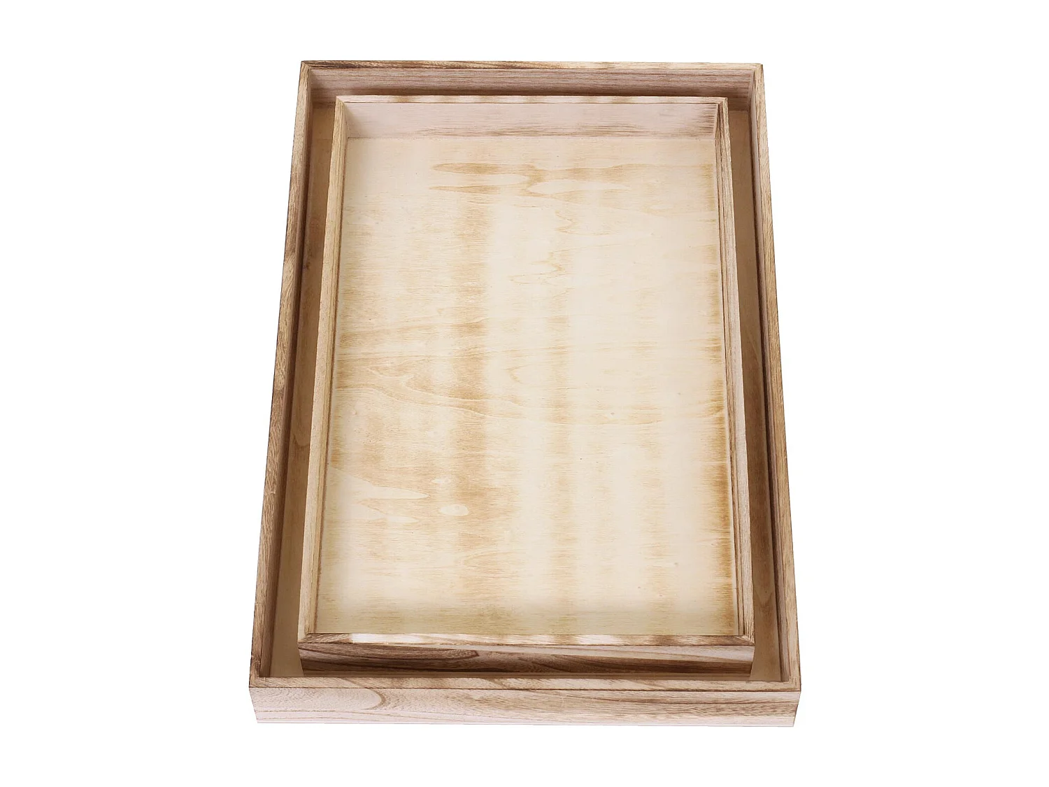 2x plateaux de différentes bois marron 34 x 6 x 50 cm 04_0007289