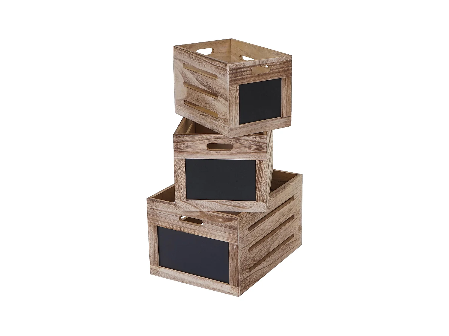 Lot de 3 boîtes marron 20 x 30 x 20 cm 04_0002984