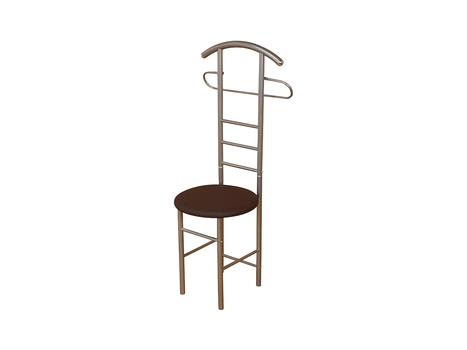 Chaise de chambre / marron 53 x 47 x 118 cm MED05102
