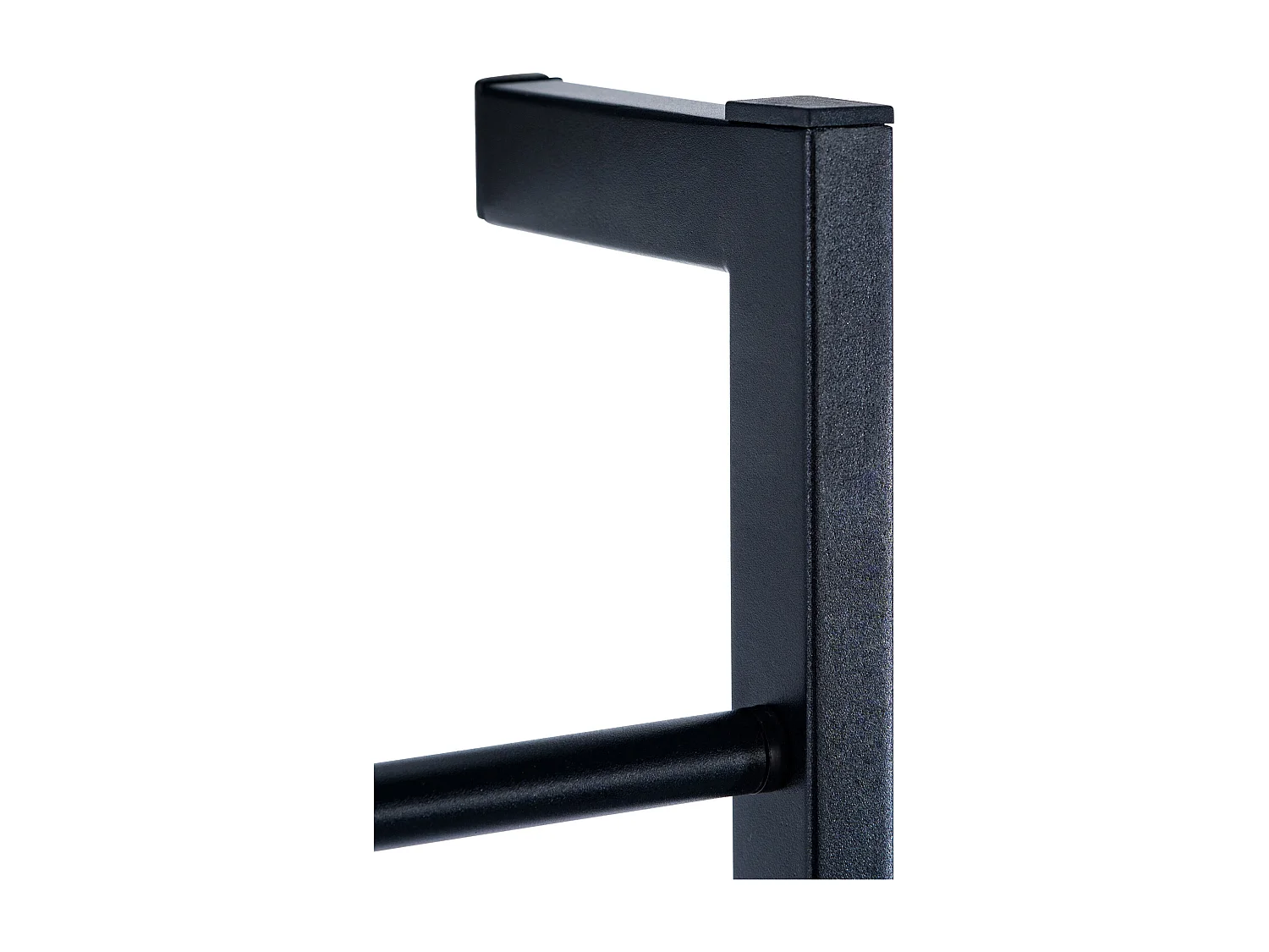 Porte-serviettes en forme d'échelle métal argentée 49 x 13.5 x 170 cm 10_0003509