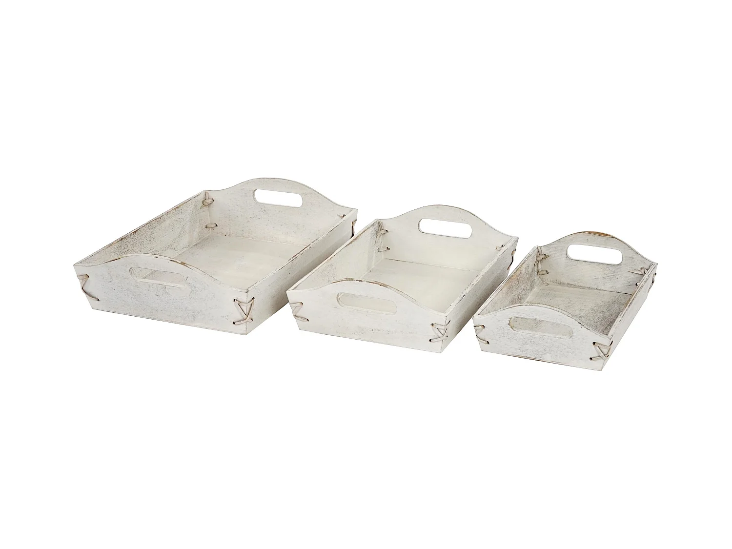 Ensemble de 3 plateaux bois blanche 28.5 x 18 x 8 cm 04_0002999
