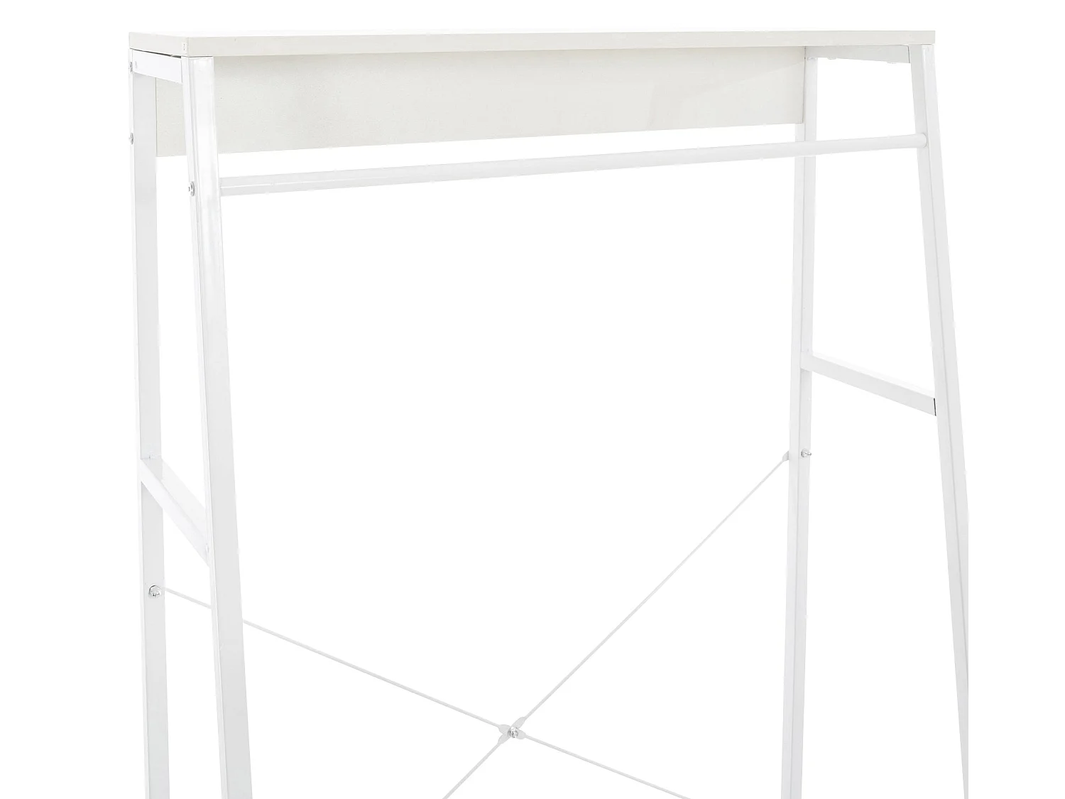 Meuble de rangement entrée métal blanche 80 x 44 x 167 cm 10_0003598