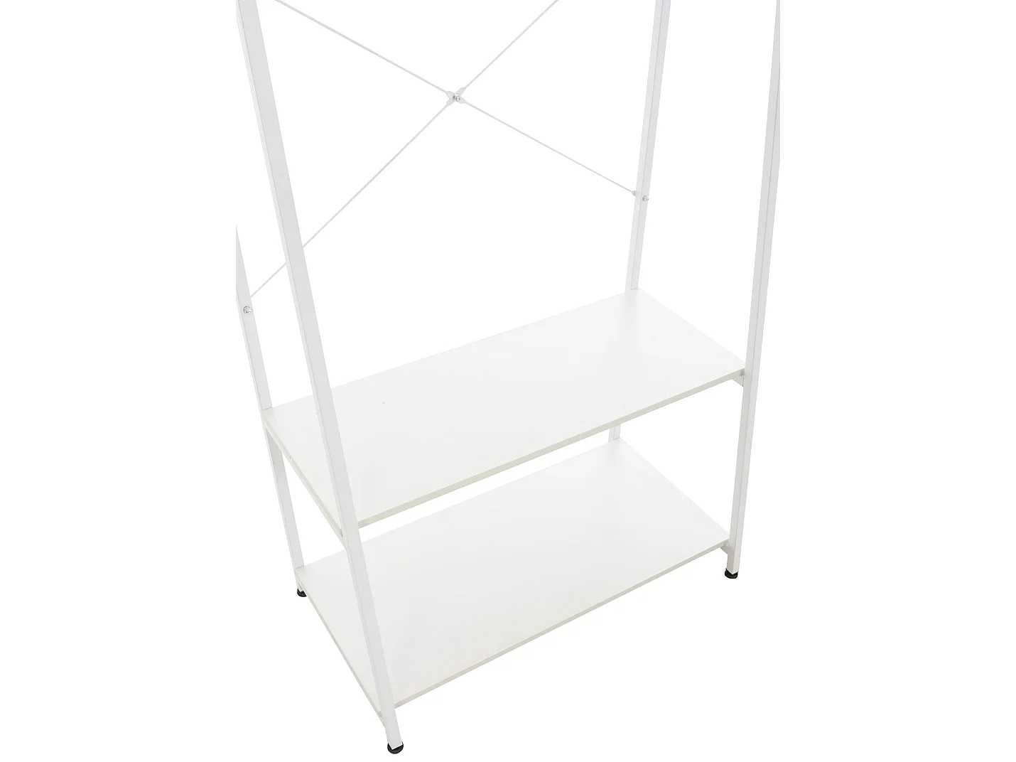 Meuble de rangement entrée métal blanche 80 x 44 x 167 cm 10_0003598