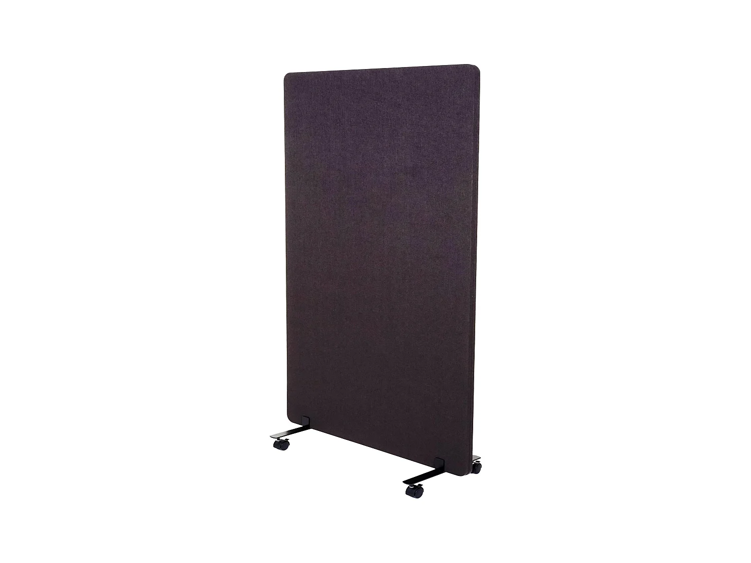 Cloison acoustique paravent de tissu grise 80 x 39 x 127 cm 04_0006426