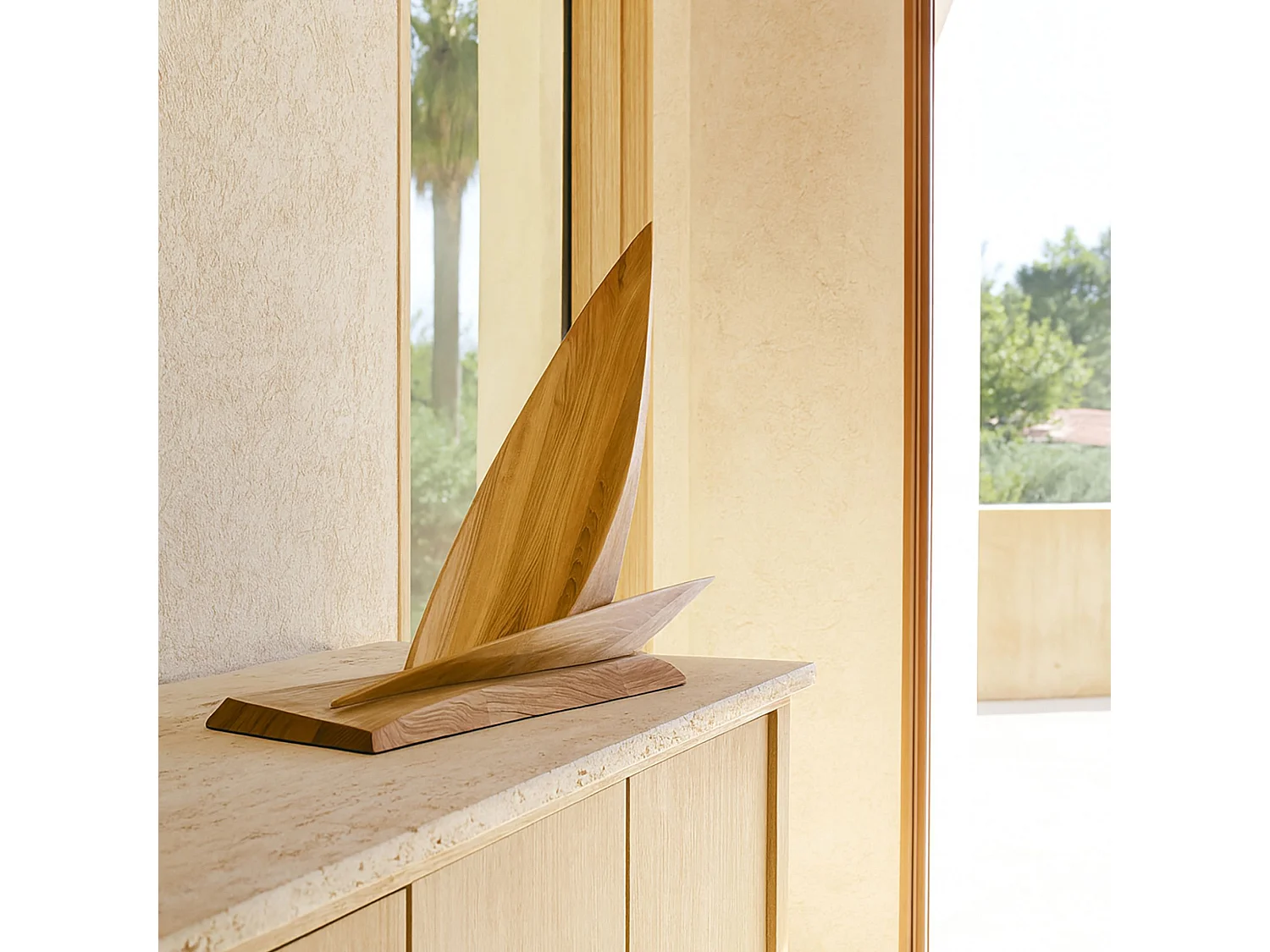 Now's Home - Voilier  64,5x29,5x51 Orme Massif Pen Duick