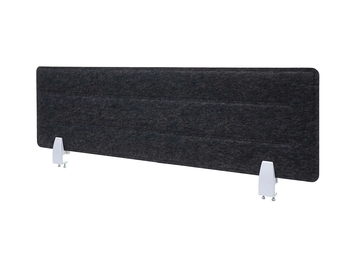 Cloison de bureau panneau tissu noire 100 x 1 x 30 cm 04_0006438