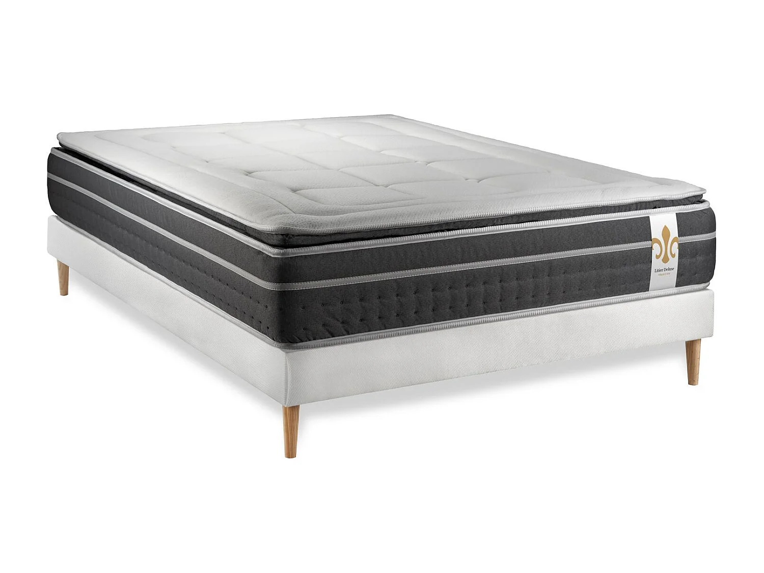 Zestaw materac i podstawa 200x200 cm - Trente PLUS