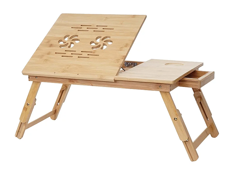 Table d'ordinateur portable support bambou marron 63 x 35 x 20 cm 04_0005050