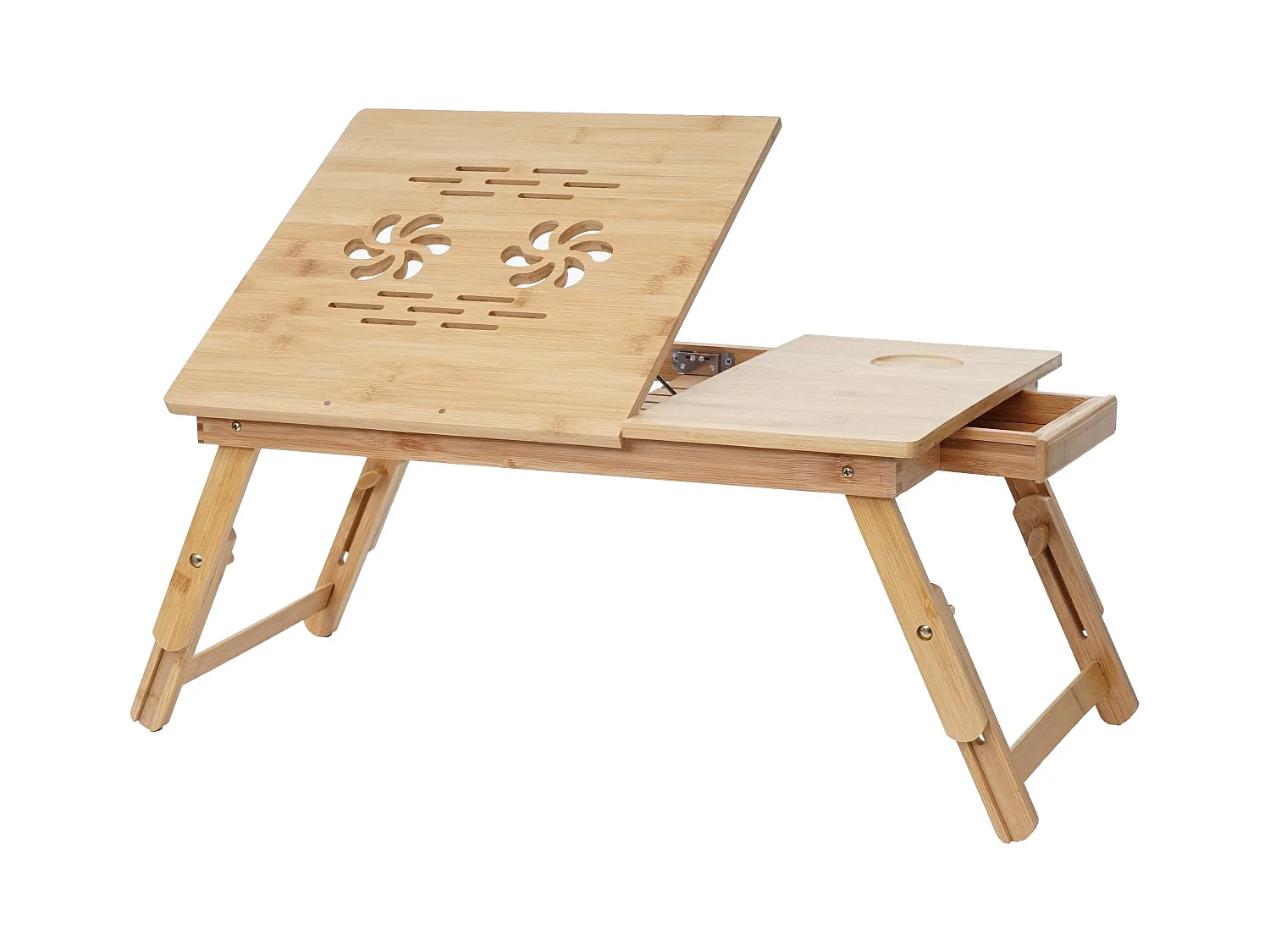 Table d'ordinateur portable support bambou marron 63 x 35 x 20 cm 04_0005050