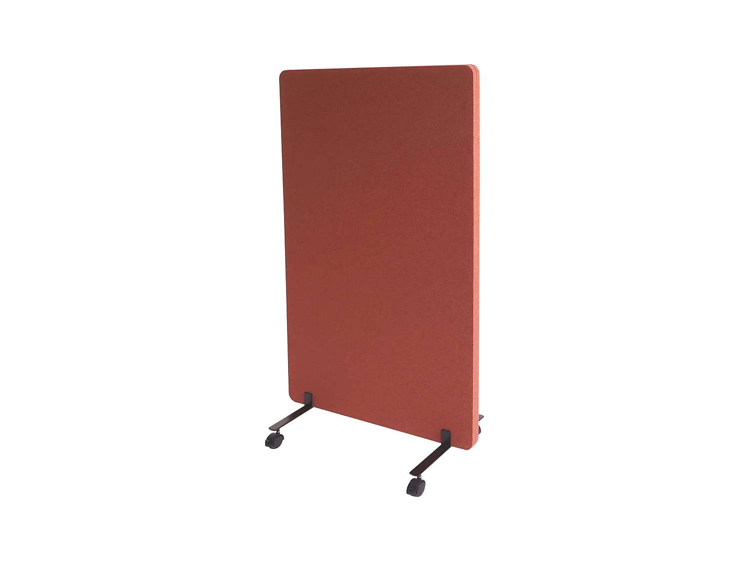 Cloison acoustique à double tissu marron 80 x 39 x 127 cm 04_0006425