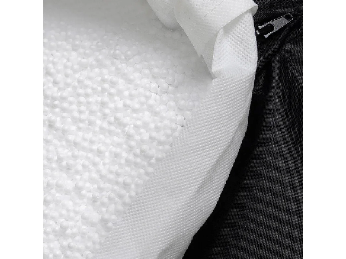 Pouf repose-pieds d'extérieur en oléfine toutes saisons vert kaki - NOVA