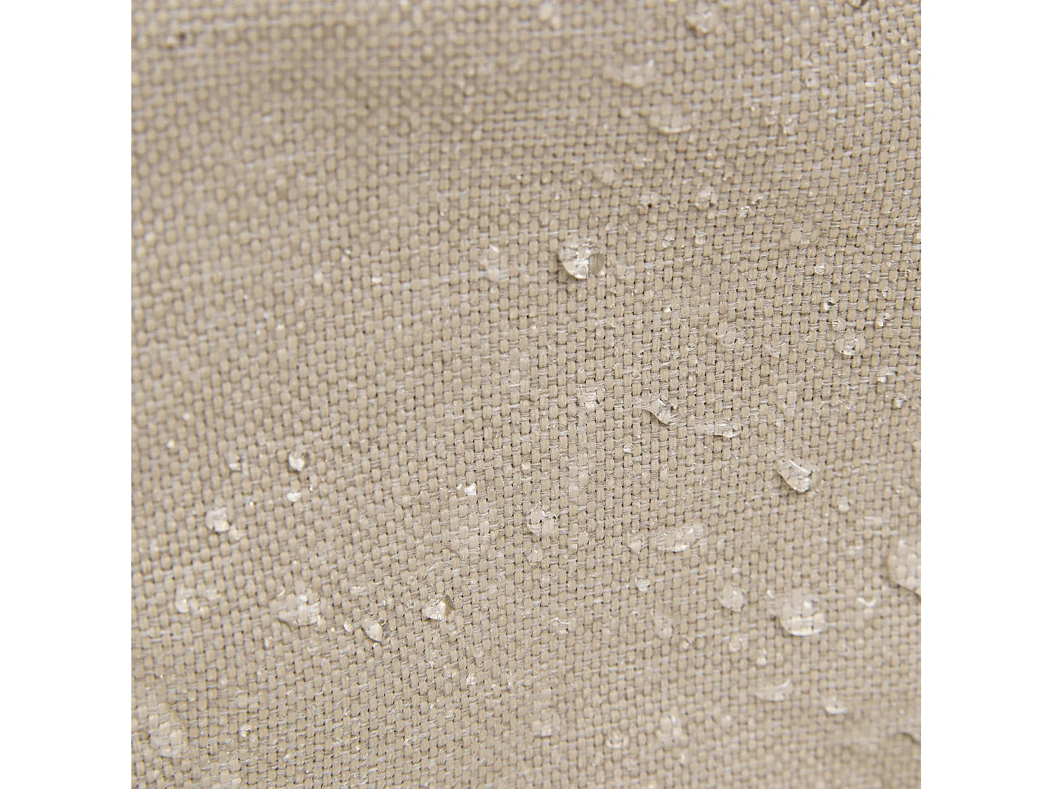 Pouf fauteuil d'extérieur en oléfine toutes saisons beige - ALTO