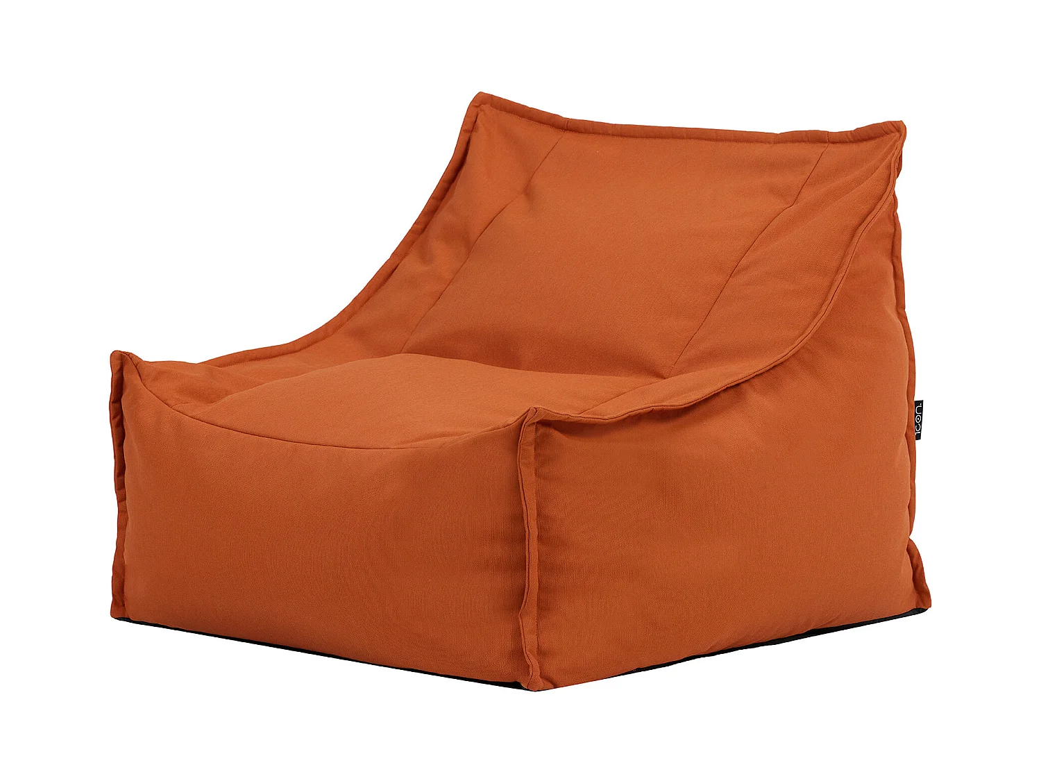 Pouf fauteuil d'extérieur en oléfine toutes saisons orange - ALTO