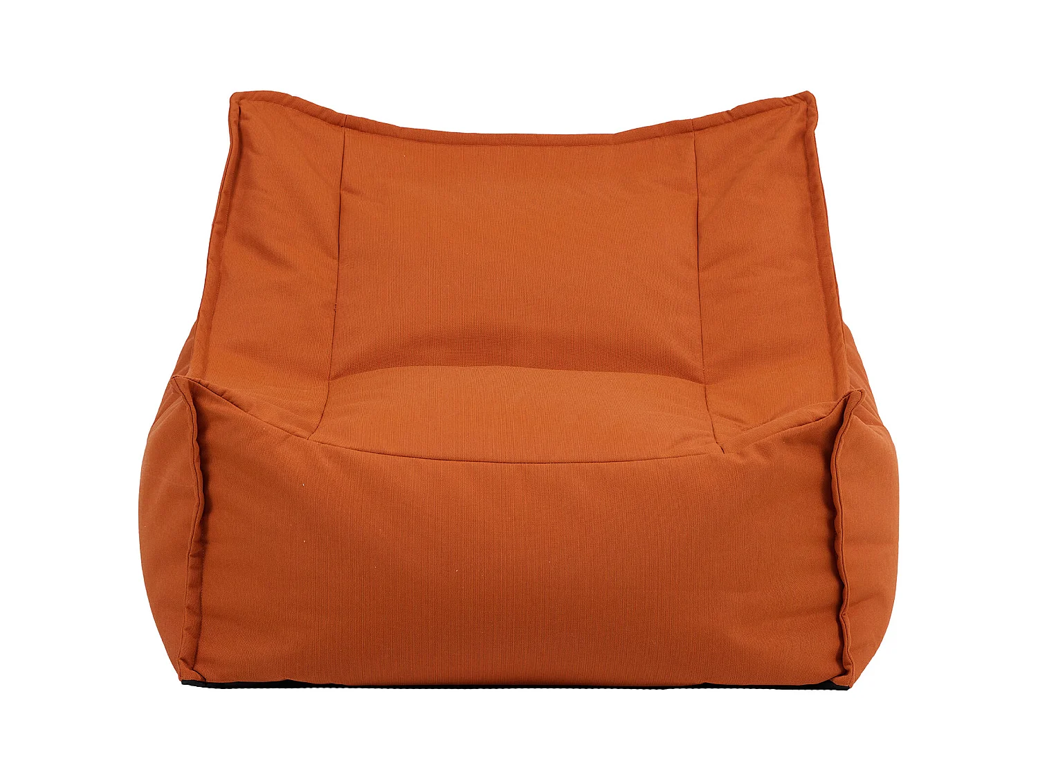 Pouf fauteuil d'extérieur en oléfine toutes saisons orange - ALTO