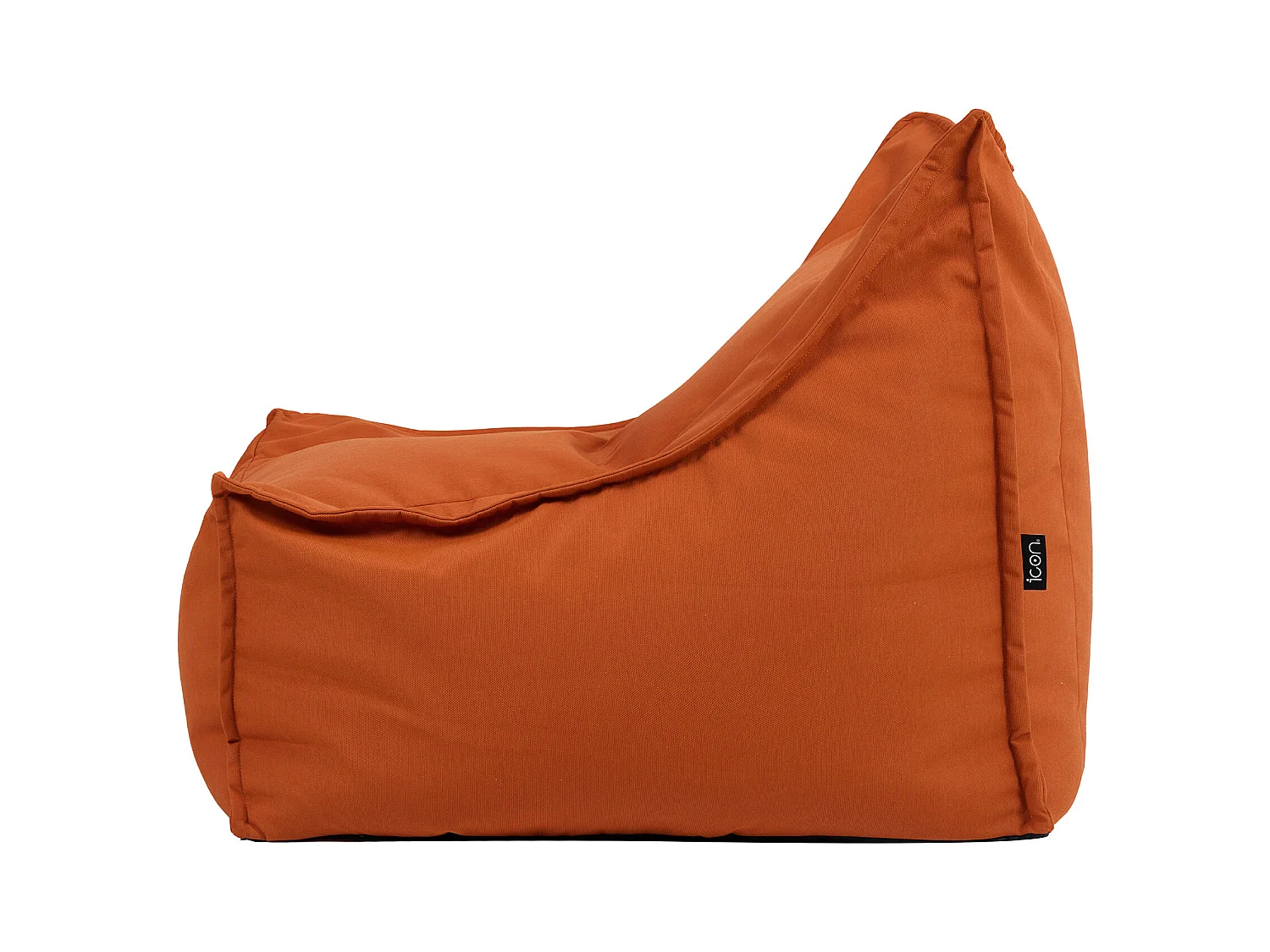 Pouf fauteuil d'extérieur en oléfine toutes saisons orange - ALTO