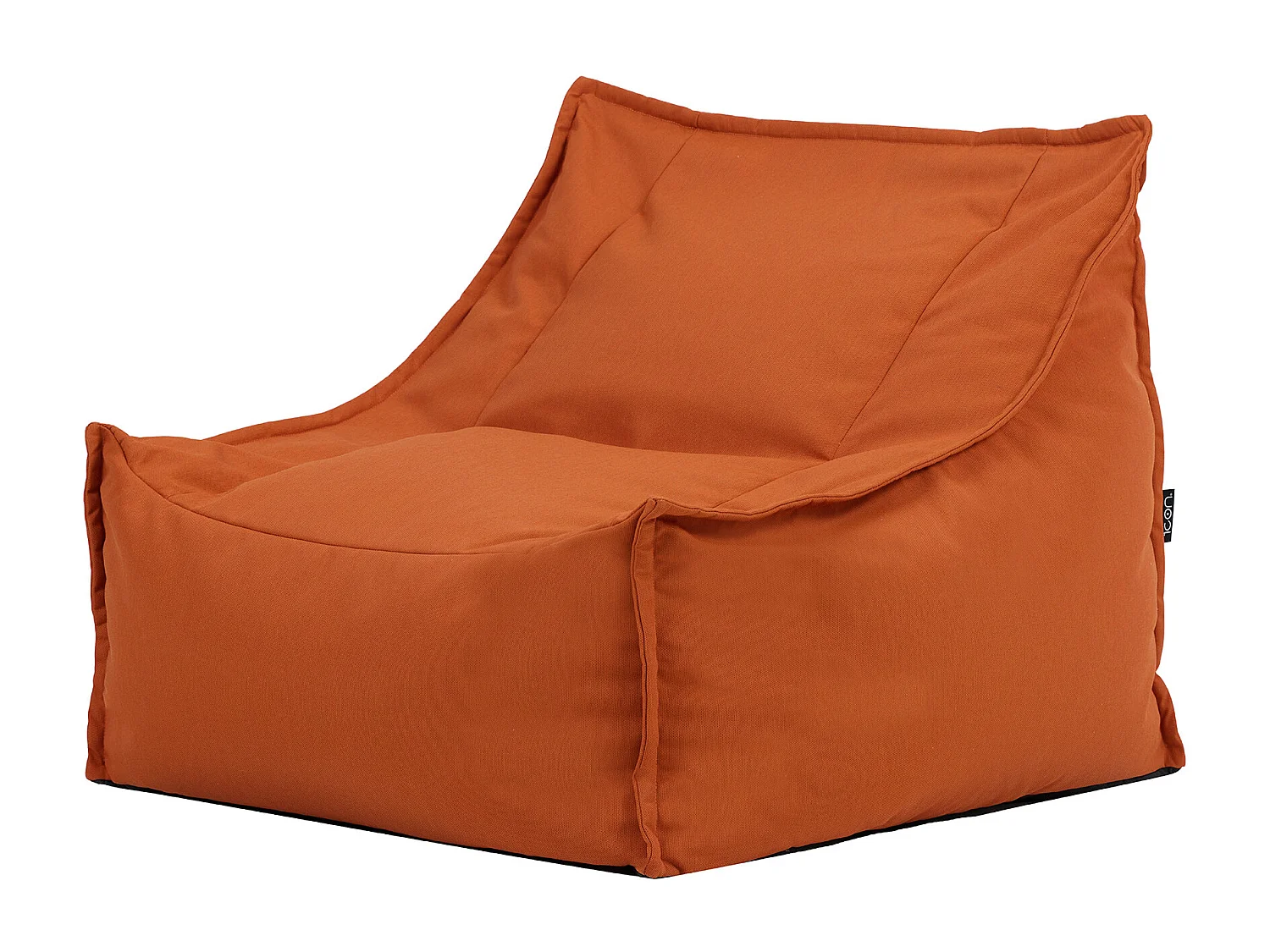 Pouf fauteuil d'extérieur en oléfine toutes saisons orange - ALTO