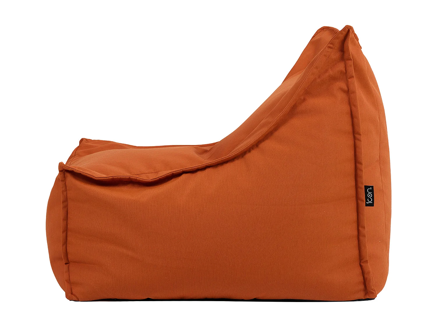 Pouf fauteuil d'extérieur en oléfine toutes saisons orange - ALTO