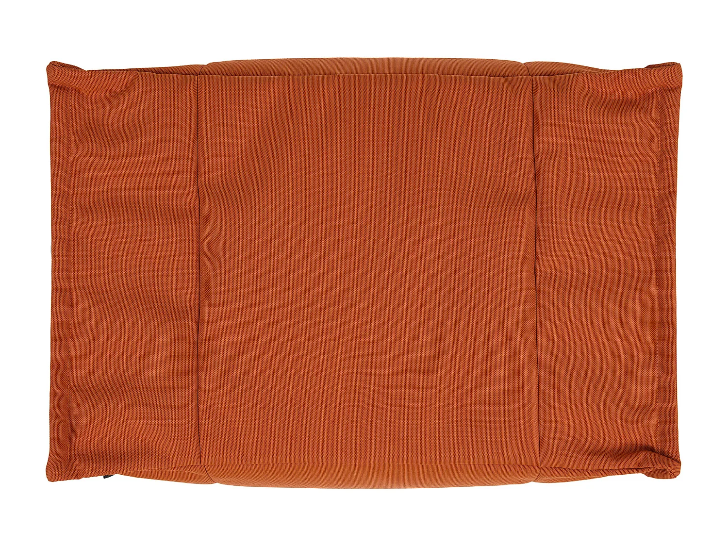 Pouf repose-pieds d'extérieur en oléfine toutes saisons orange - NOVA