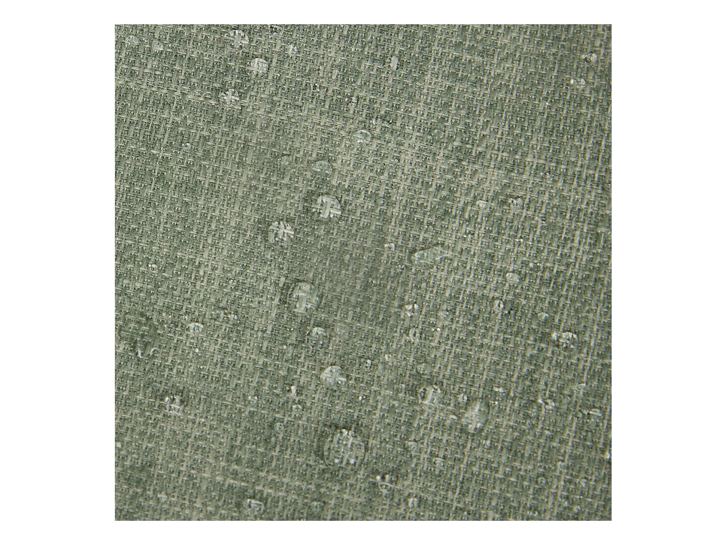 Pouf fauteuil d'intérieur et d'extérieur en tissu tissé vert sauge - NATALIA