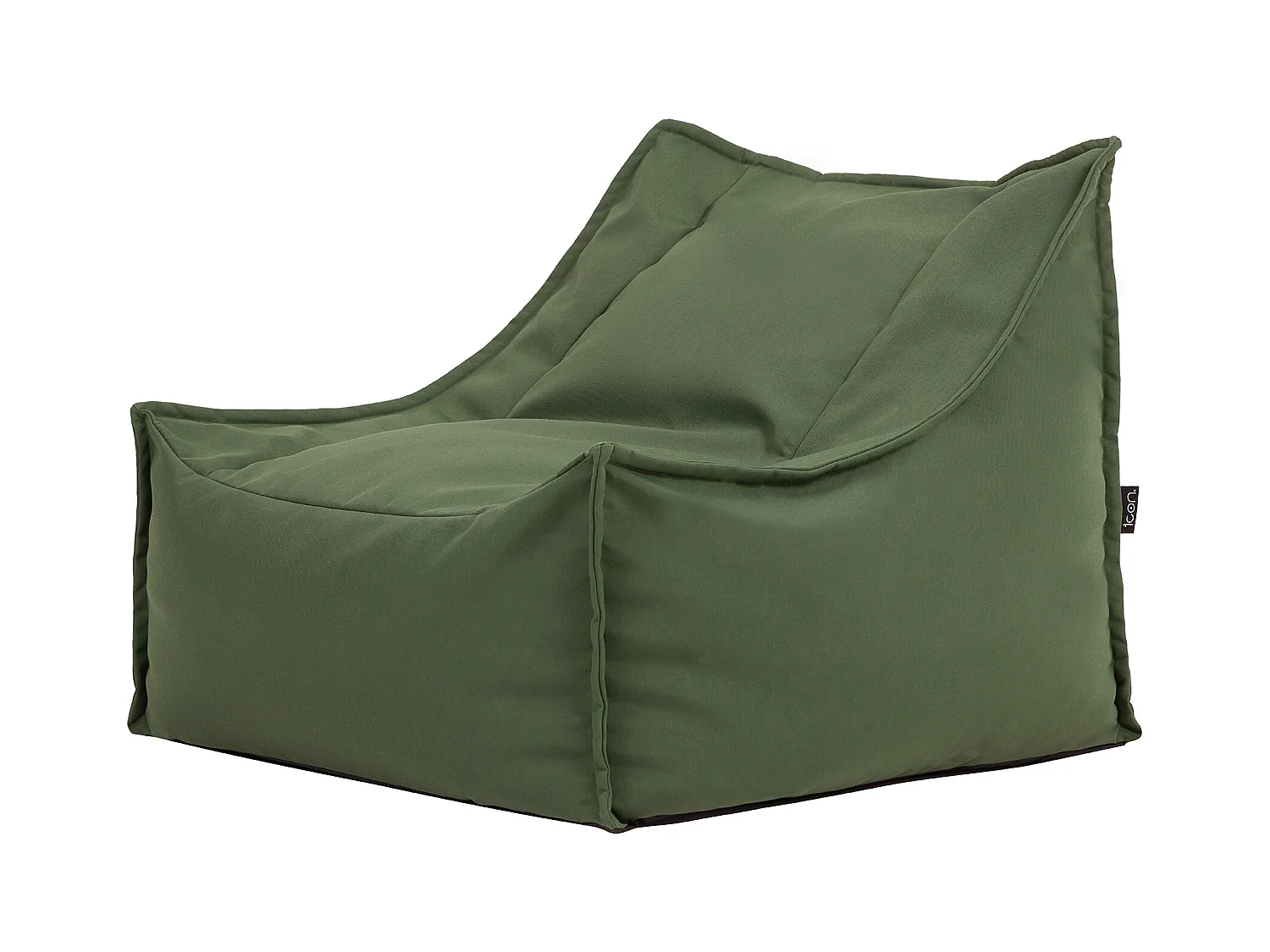 Pouf fauteuil d'extérieur en oléfine toutes saisons vert kaki - ALTO
