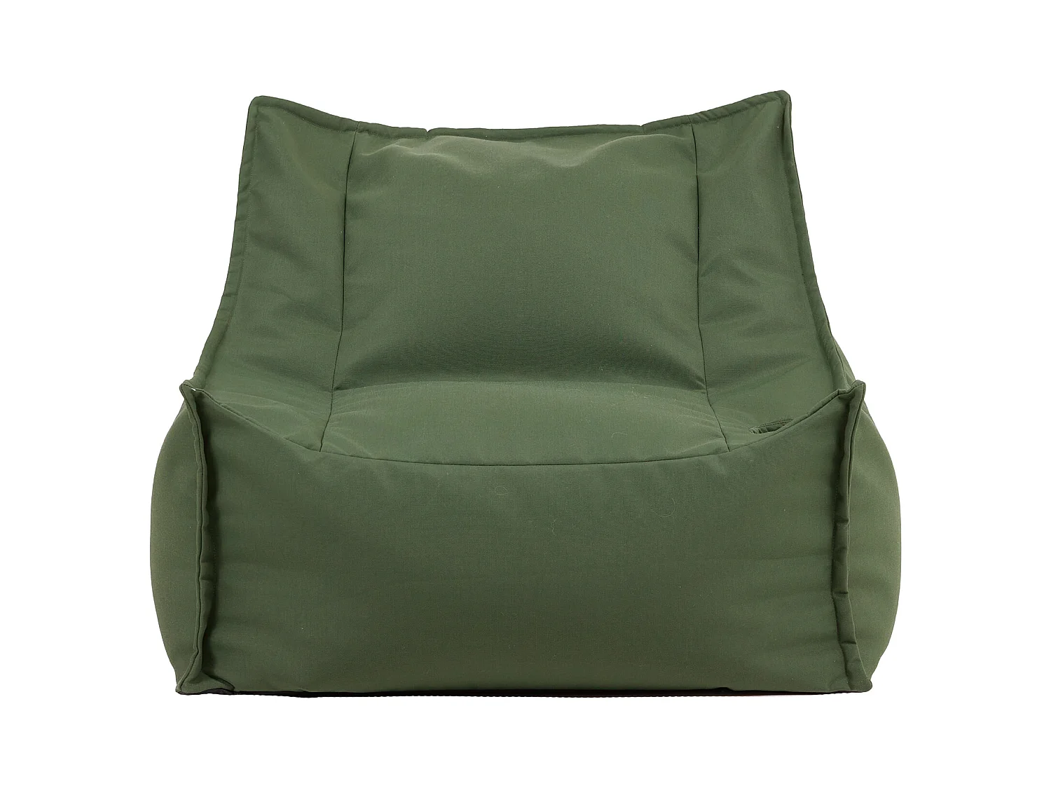 Pouf fauteuil d'extérieur en oléfine toutes saisons vert kaki - ALTO