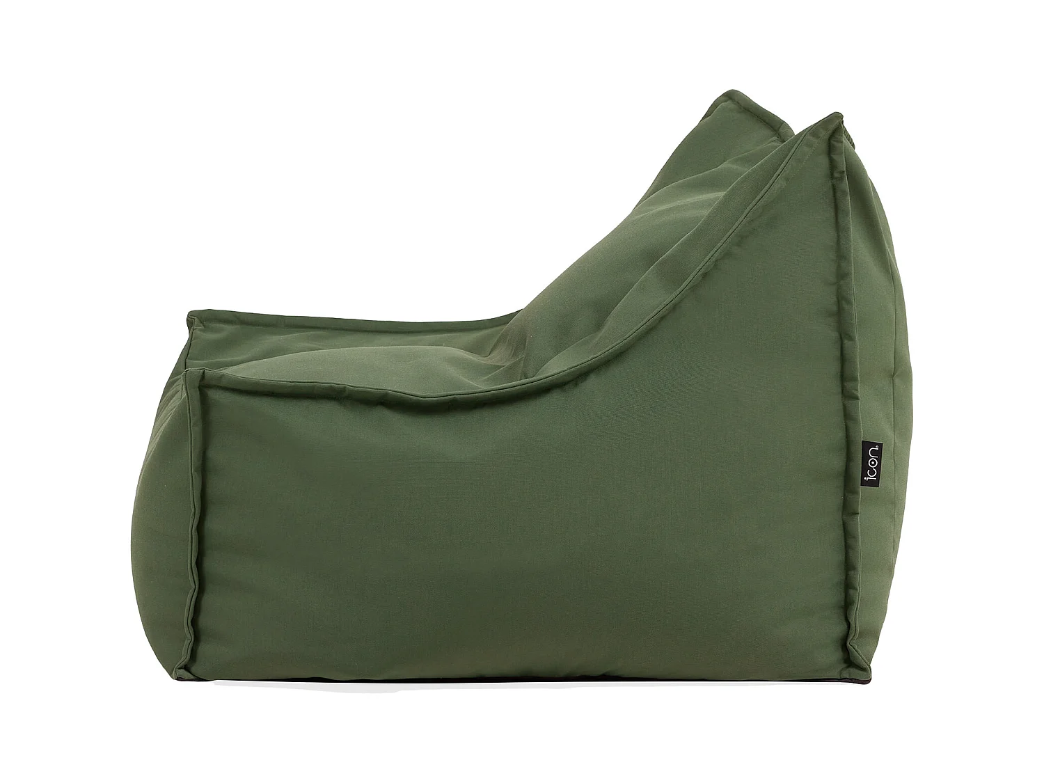 Pouf fauteuil d'extérieur en oléfine toutes saisons vert kaki - ALTO