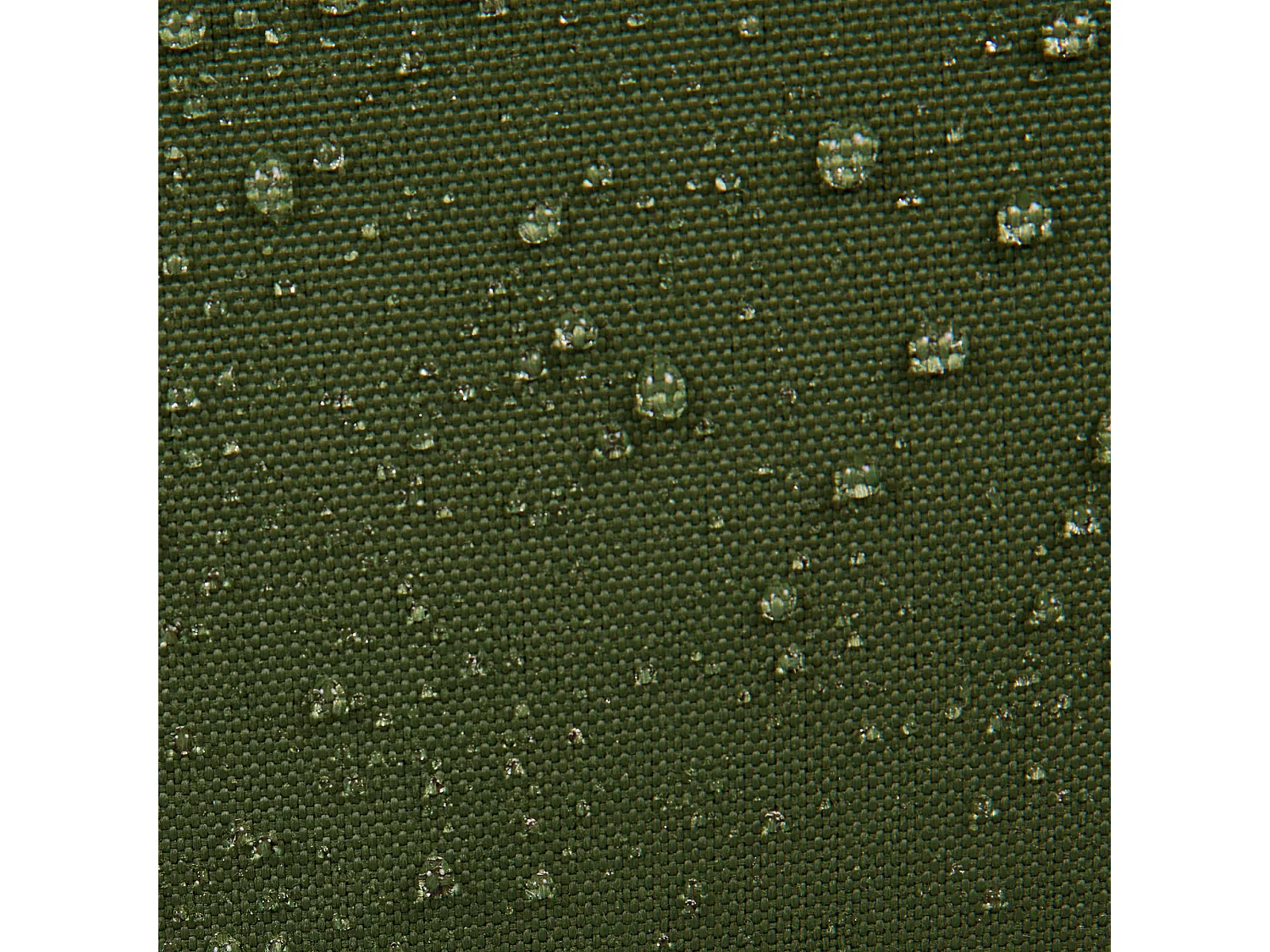 Pouf fauteuil d'extérieur en oléfine toutes saisons vert kaki - ALTO