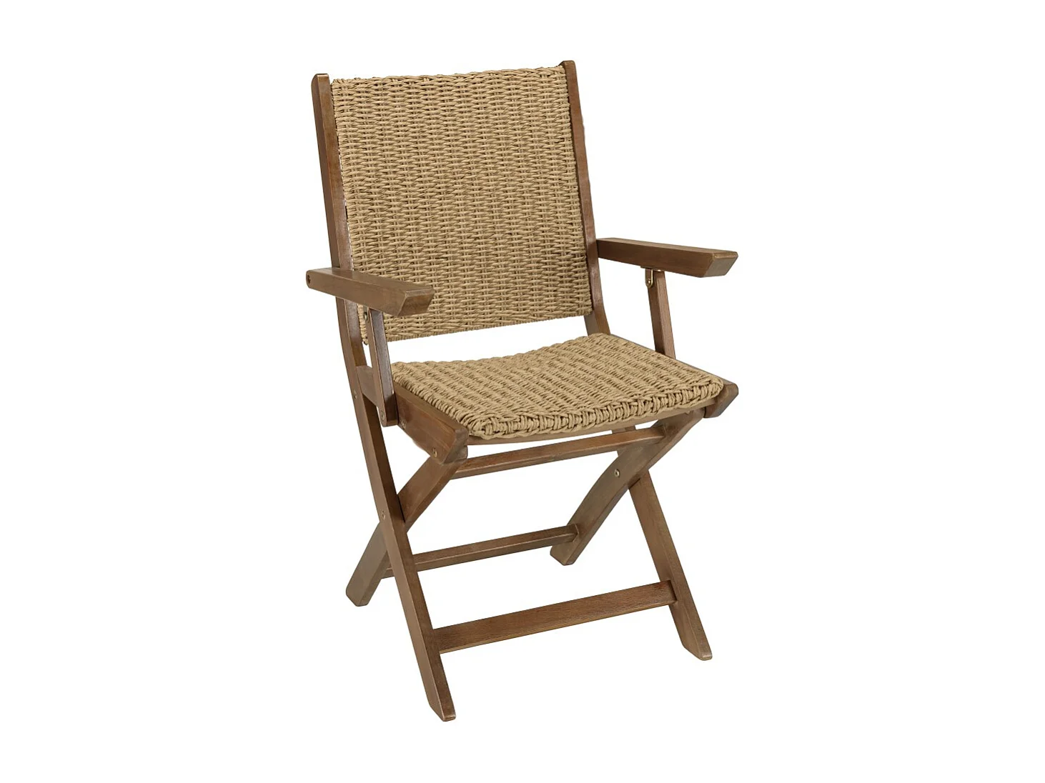 VICK - Ensemble de jardin 6 places Portofino en bois d'acacia