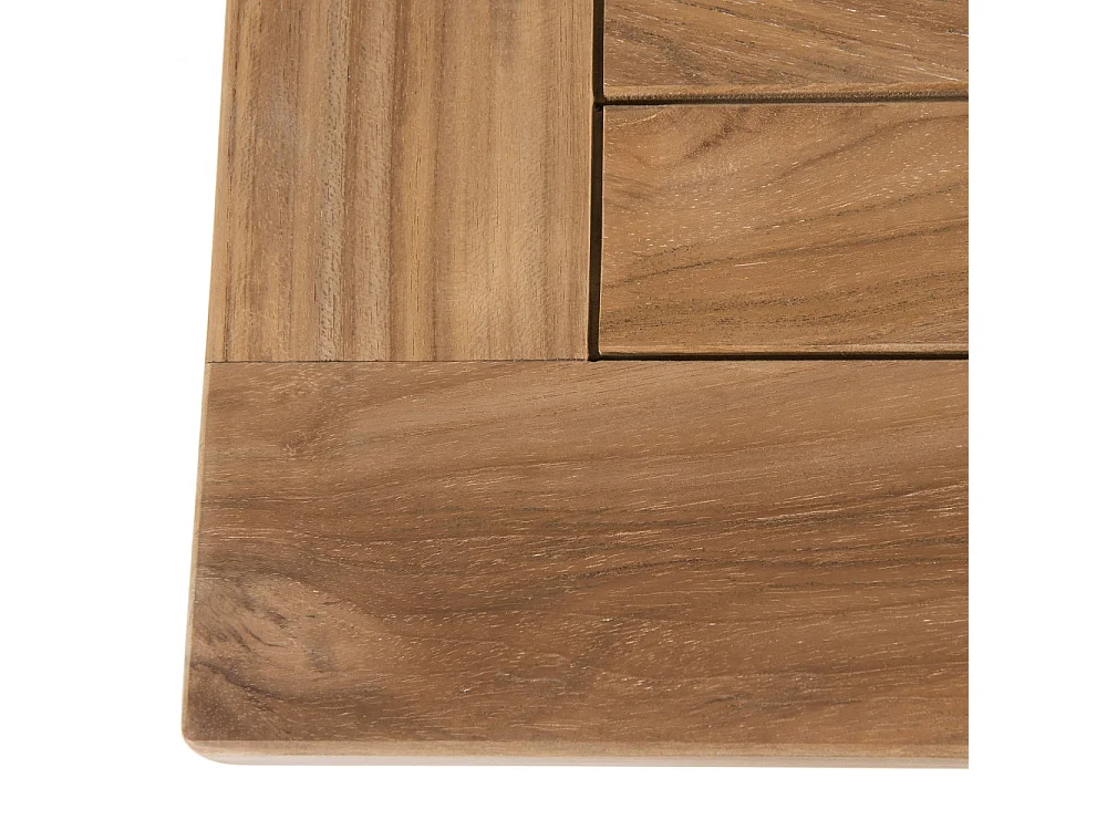 FUN - Salon de jardin en bois teck 8/10 personnes