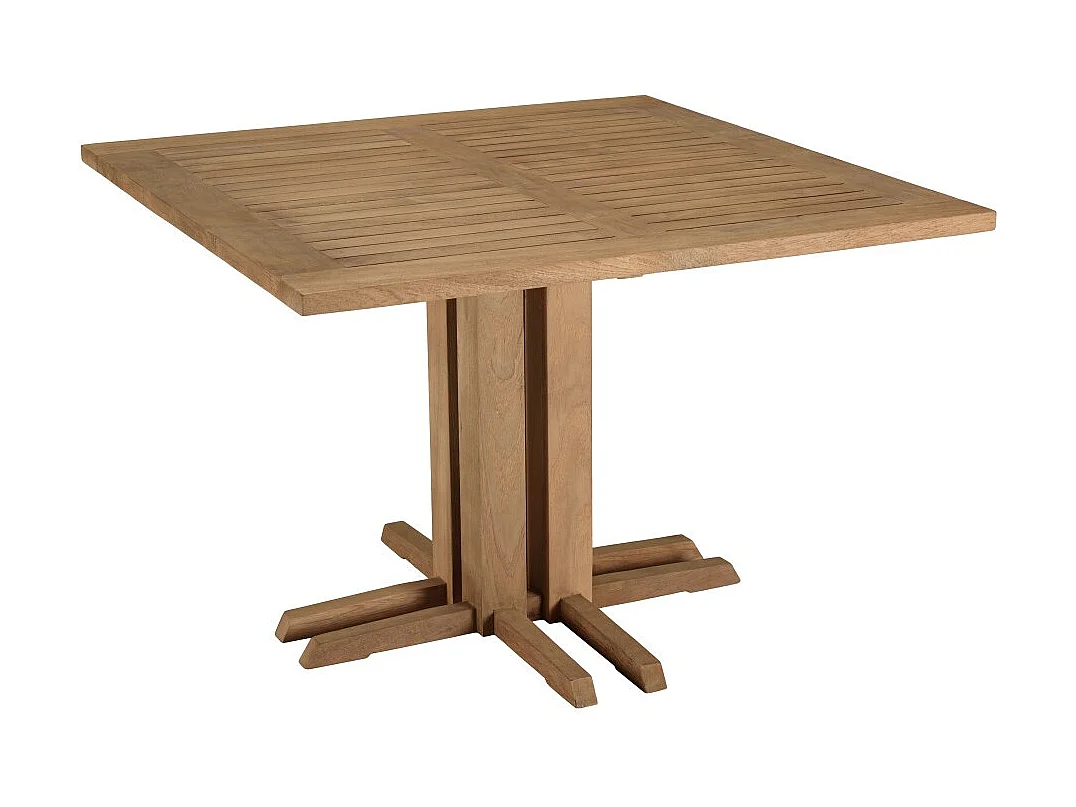 VALERIA - Ensemble de jardin en bois de teck recyclé rotin 4 pers.