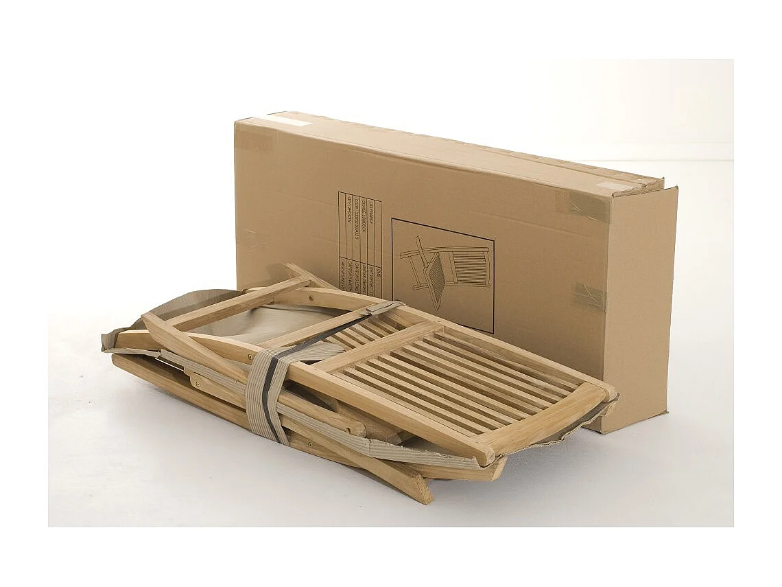 FUN - Salon de jardin en bois teck 8/10 personnes