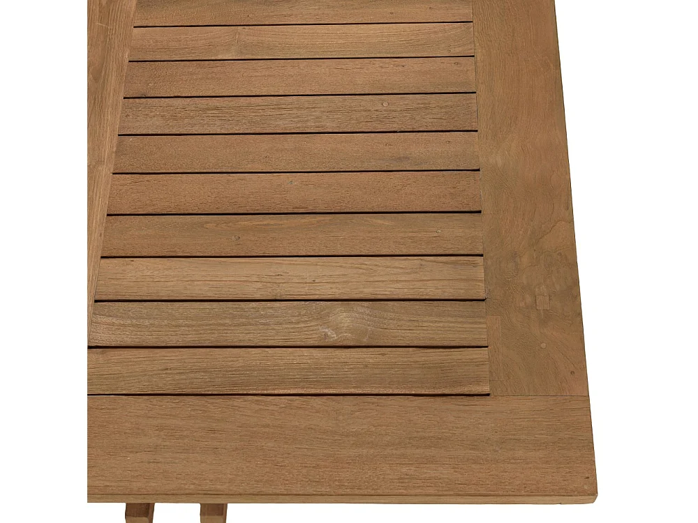 VALERIA - Ensemble de jardin en bois de teck recyclé rotin 4 pers.