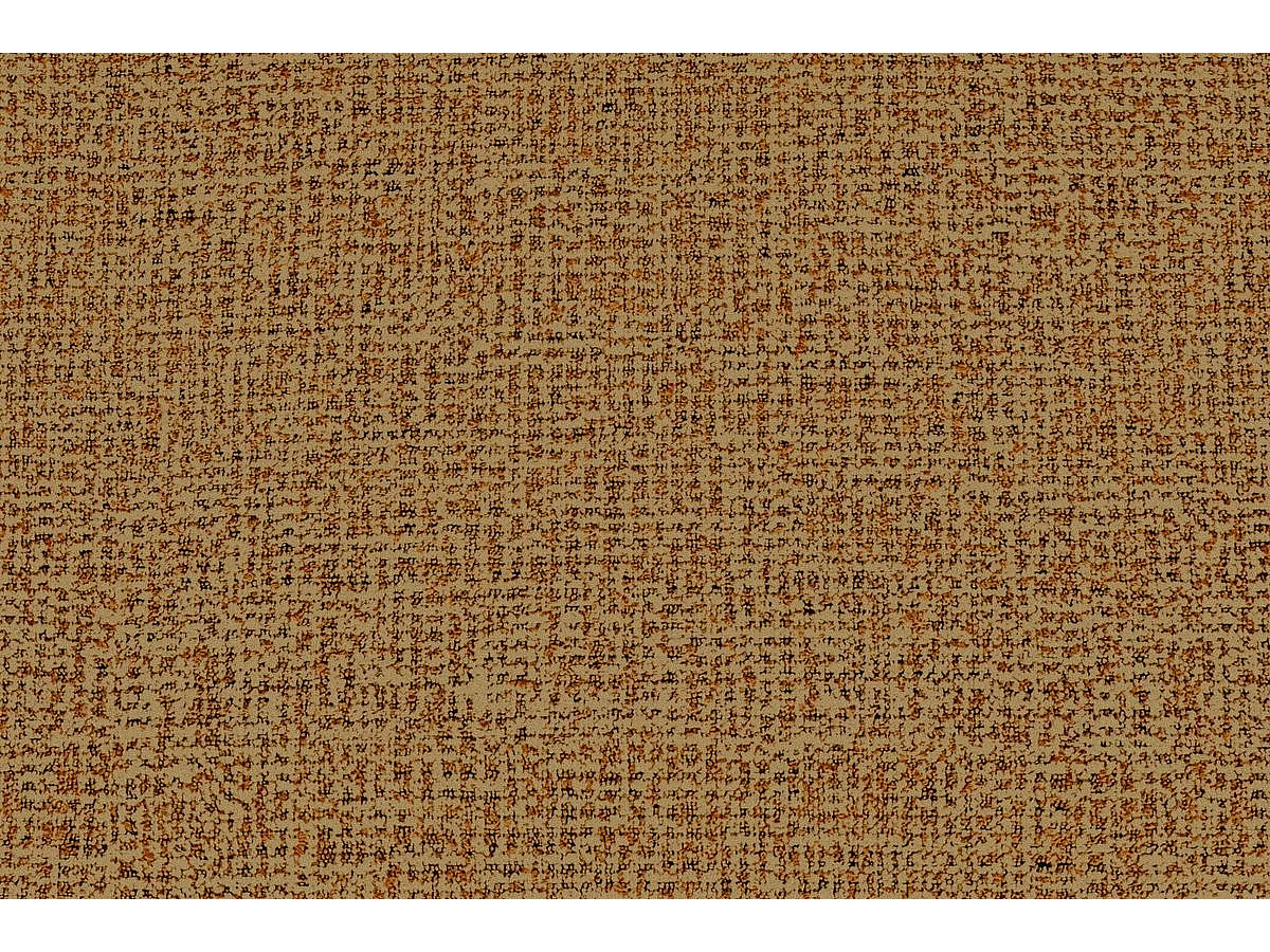 Pouf modulable et convertible - Tissu tweed - Jaune