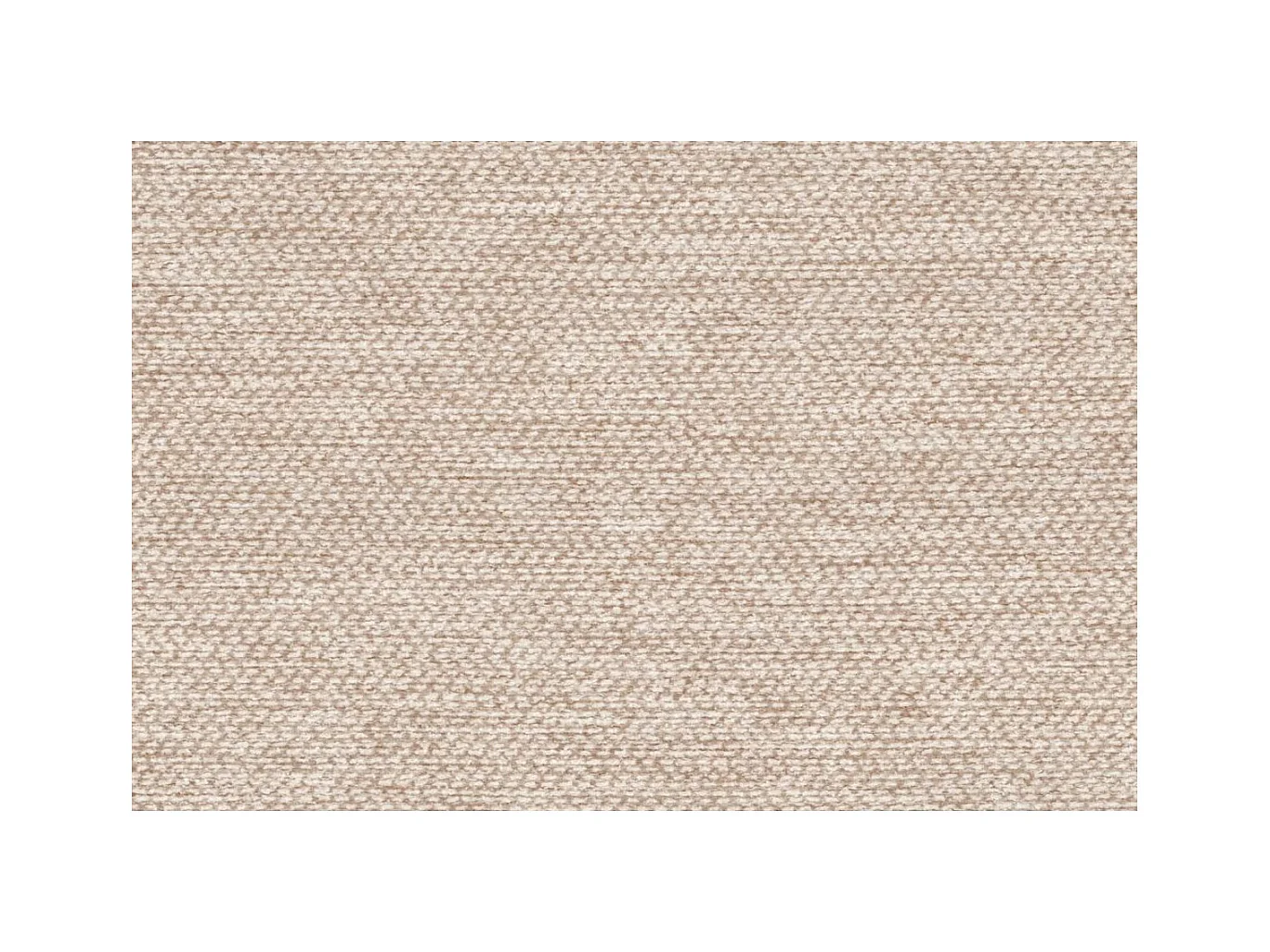 Pouf modulable et convertible - Tissu lisse - Beige