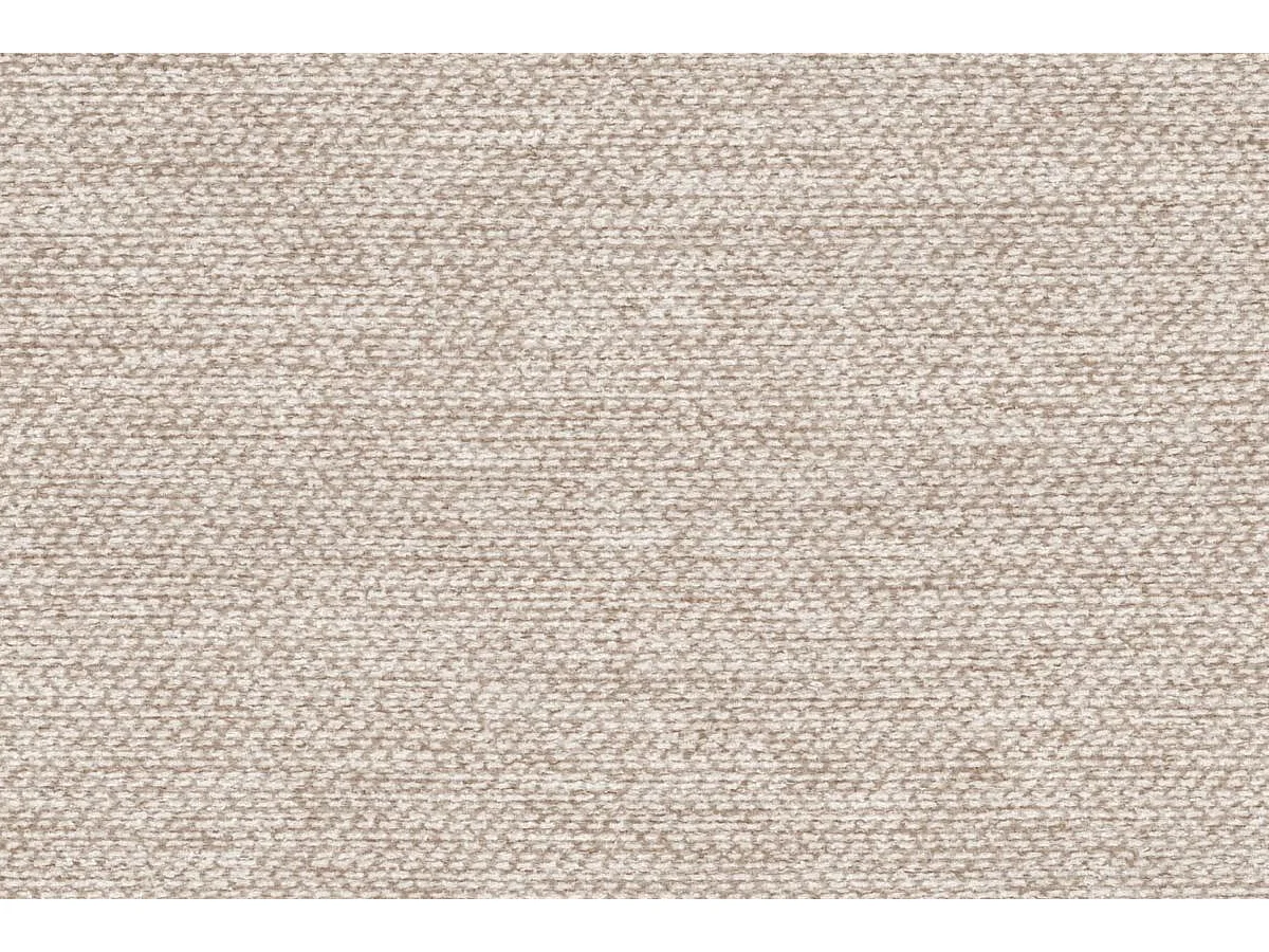 Pouf modulable et convertible - Tissu lisse - Beige