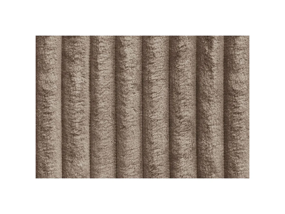 XL bruine corduroy poef
