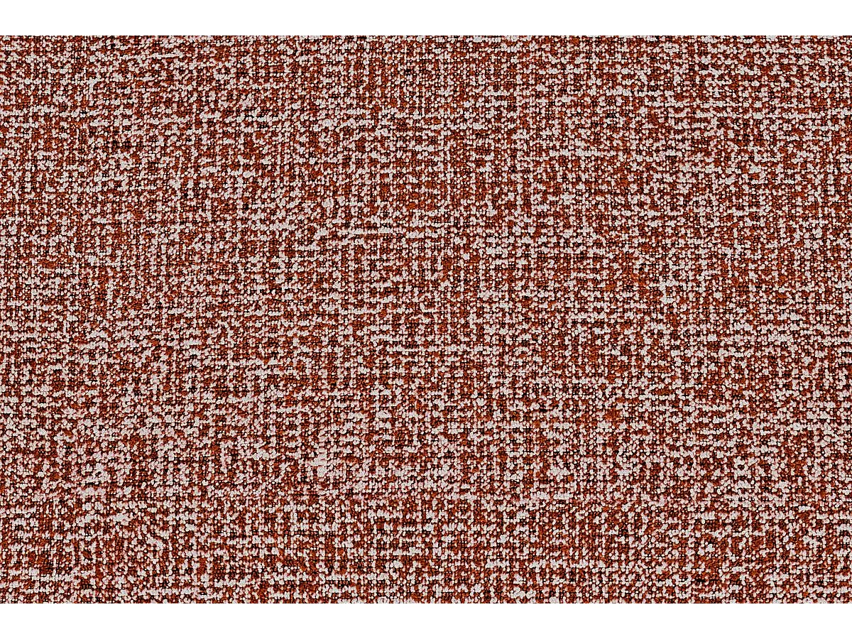 Pouf modulable et convertible - Tissu tweed - Rouge