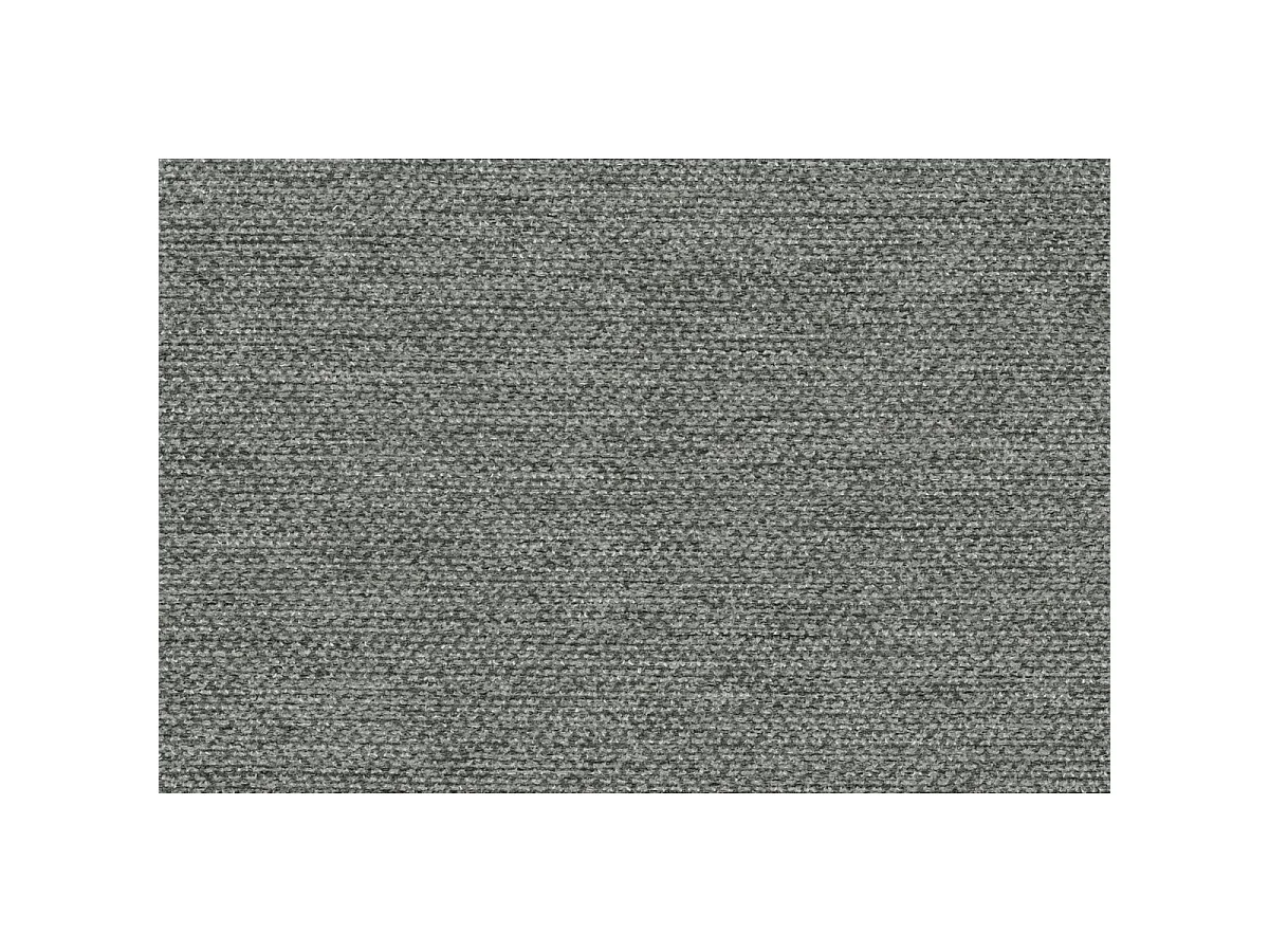 Puf de tela lisa gris
