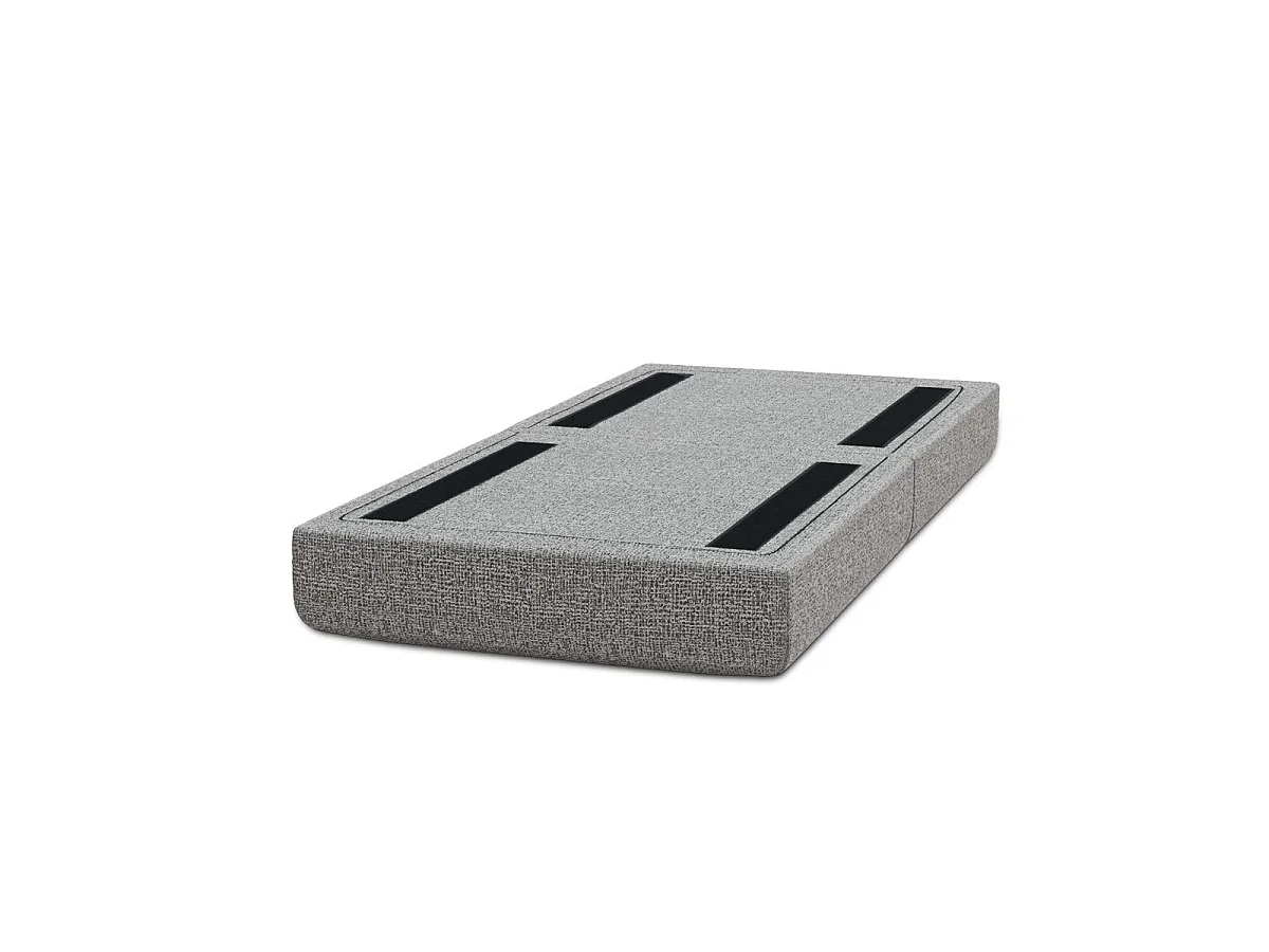Pouf convertible et modulable - Tissu tweed Gris