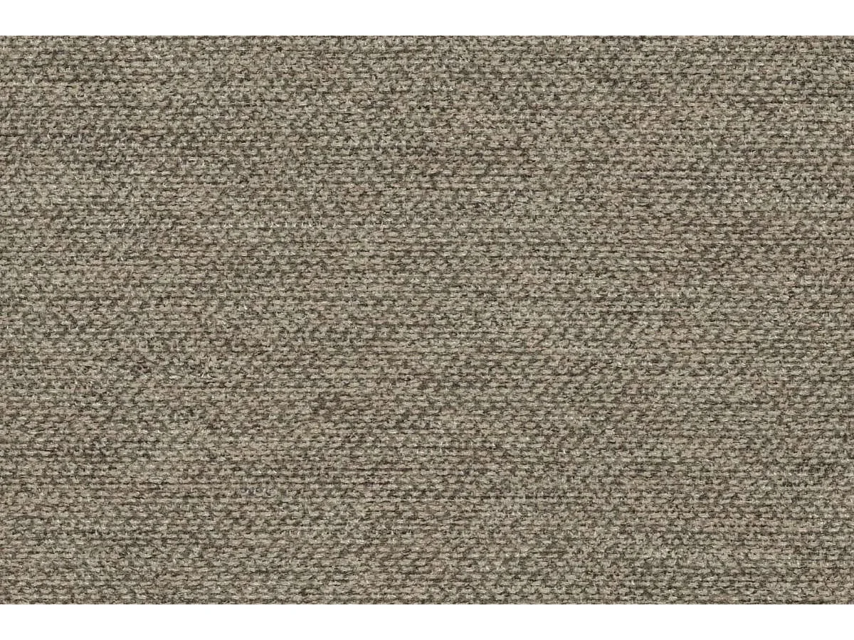 Pouf modulable et convertible - Tissu lisse - Marron