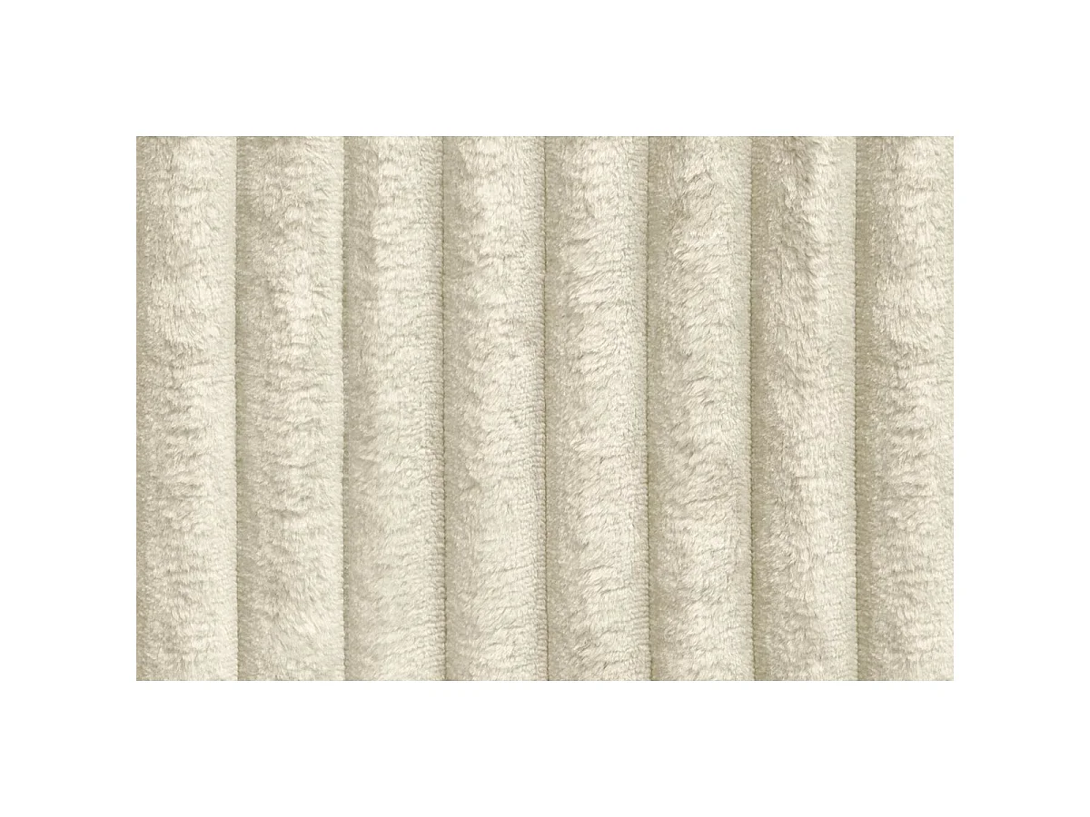 Pouf modulable et convertible - Velours côtelé XL - Beige