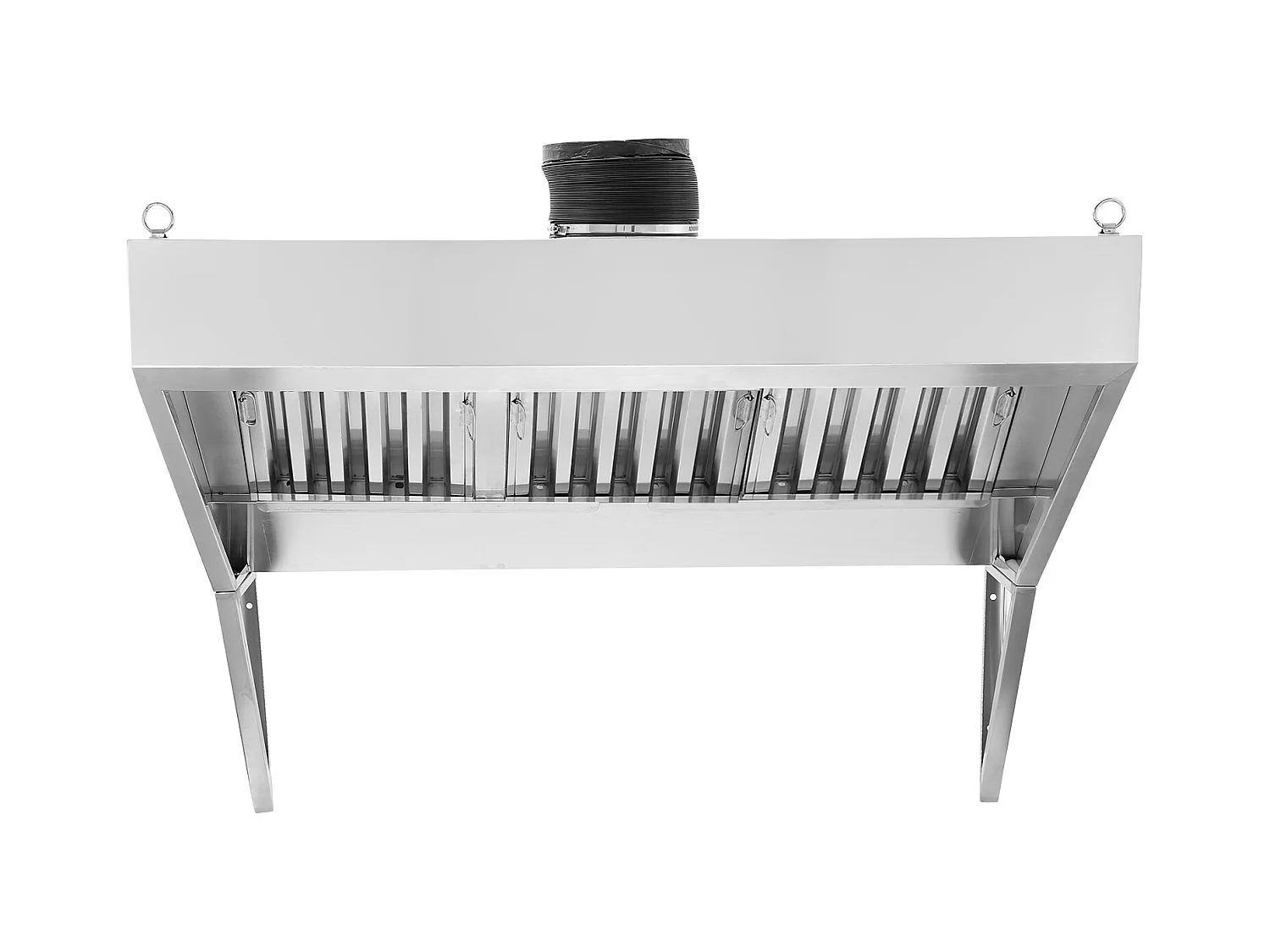 Kommerzielle Küchenabzugshaube SucceBuy, 15CM, Lebensmittelwagen, Edelstahl 201, Rostbeständig, Ideal für die Küche