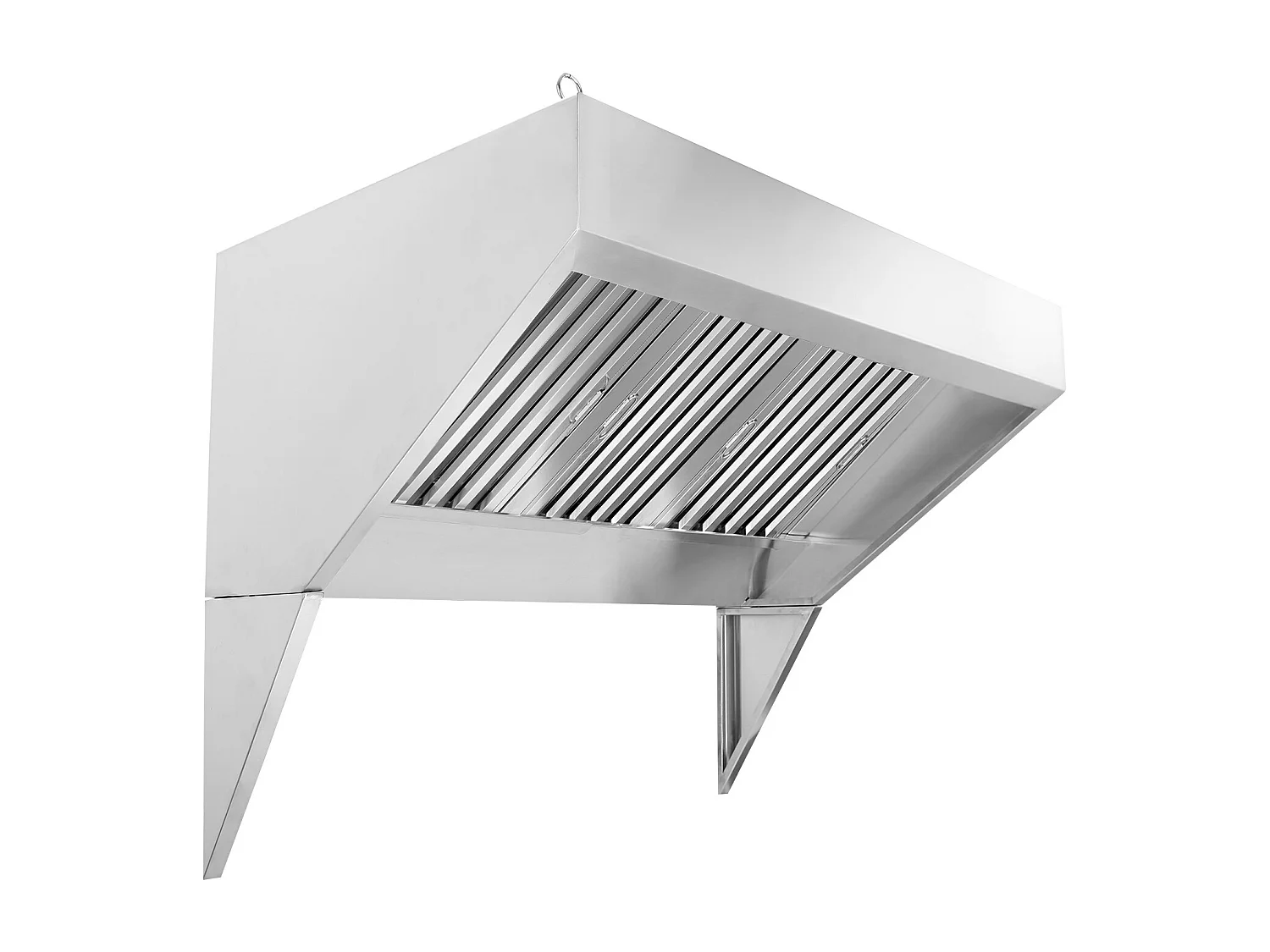 Hotte de Cuisine SucceBuy Commerciale, 18CM, Camion de Restauration, Acier Inoxydable 201, Résistant à la Rouille, Idéal pour la Cuisine