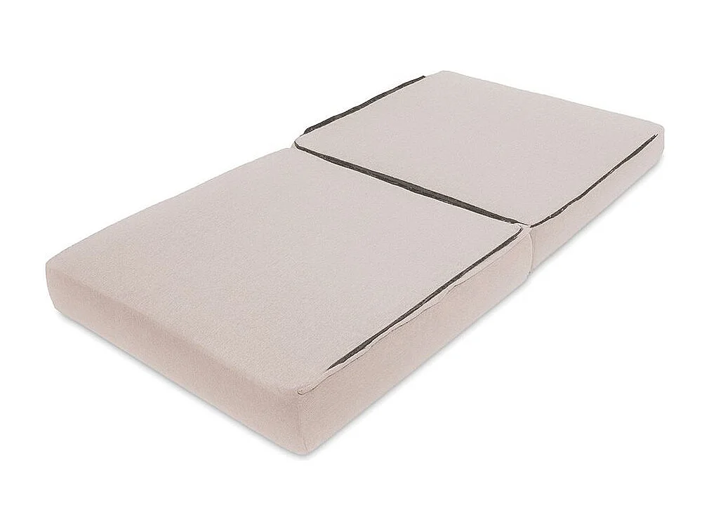 Fauteuil de jardin modulable et convertible - Tissu imperméable - Beige clair