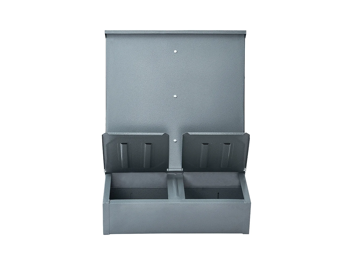 Comedouro para Porcos SucceBuy, 130 L, Porta Dupla de Metal Capaz de Acolher Até 8 Porcos