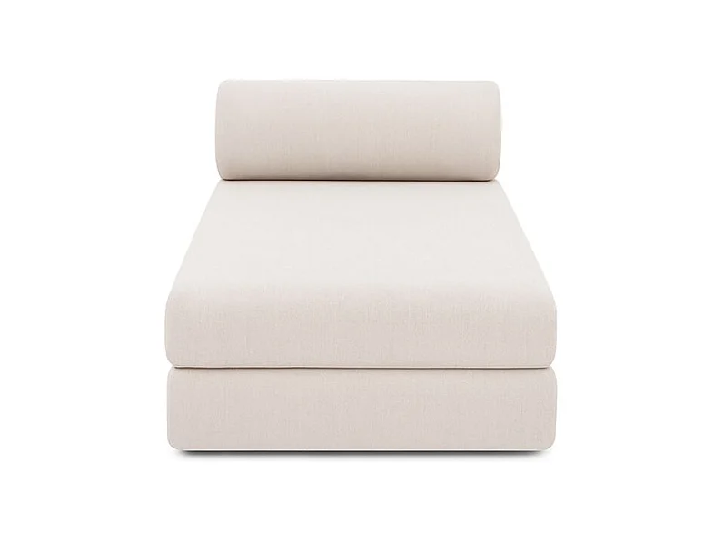 Méridienne de jardin modulable et convertible - Tissu imperméable - Gris